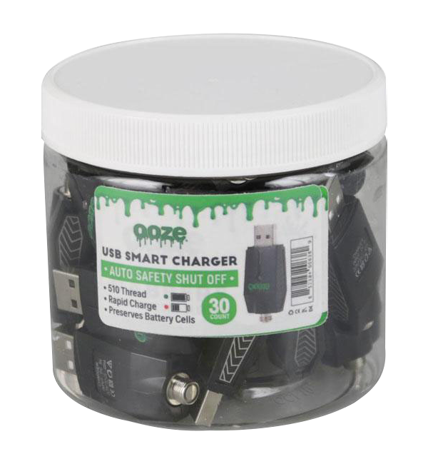Ooze USB Smart Chargers - 30-Piece Display Set