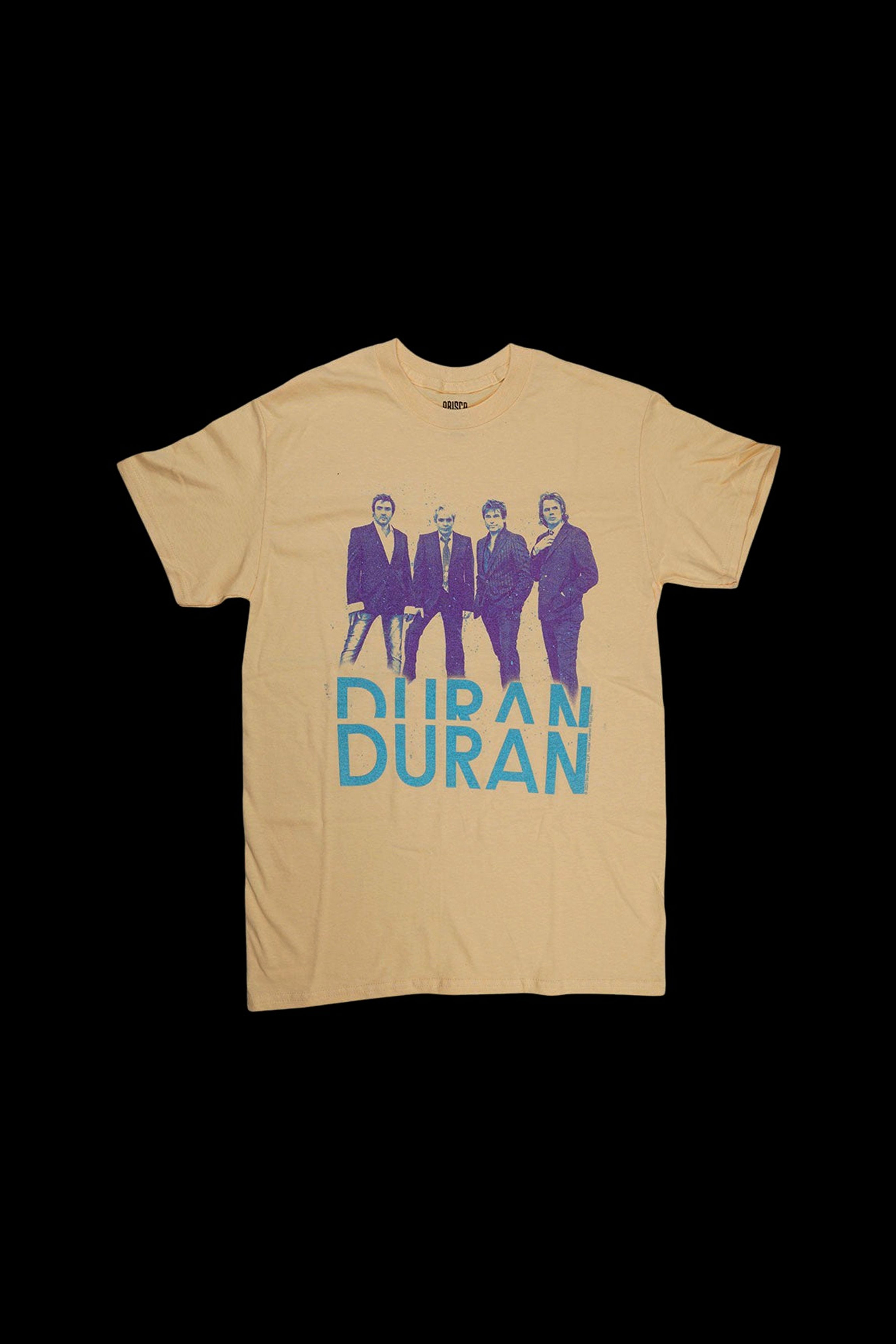 Brisco Brands Duran Duran Stunning Yellow T-Shirt - Grab Yours Now!