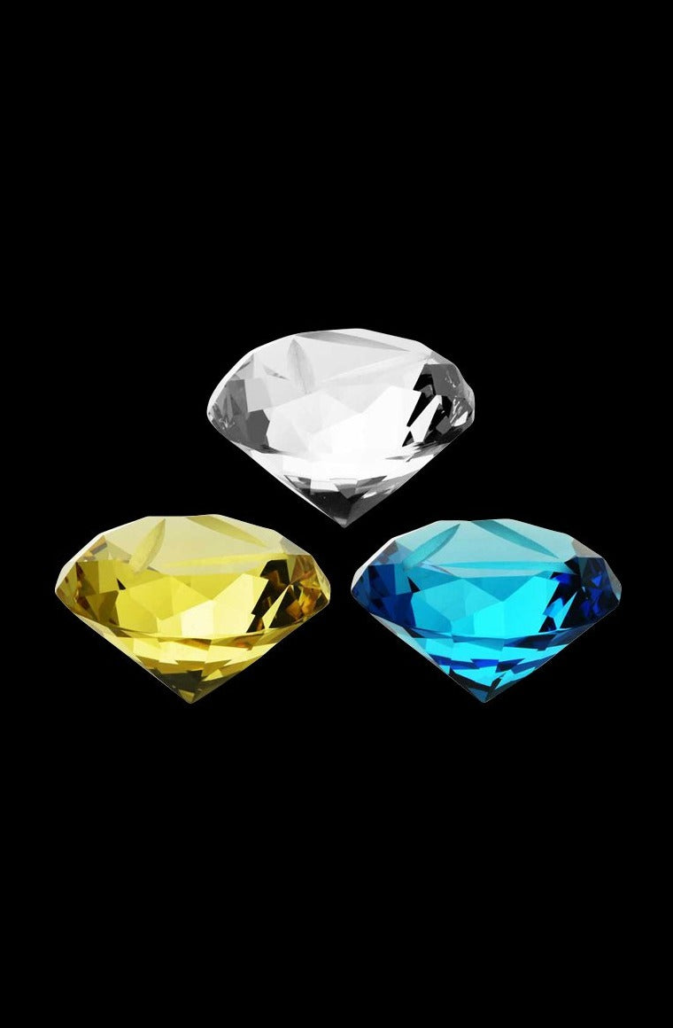 Gorgeous Full Diamond Flat Spin Channel Carb Cap
