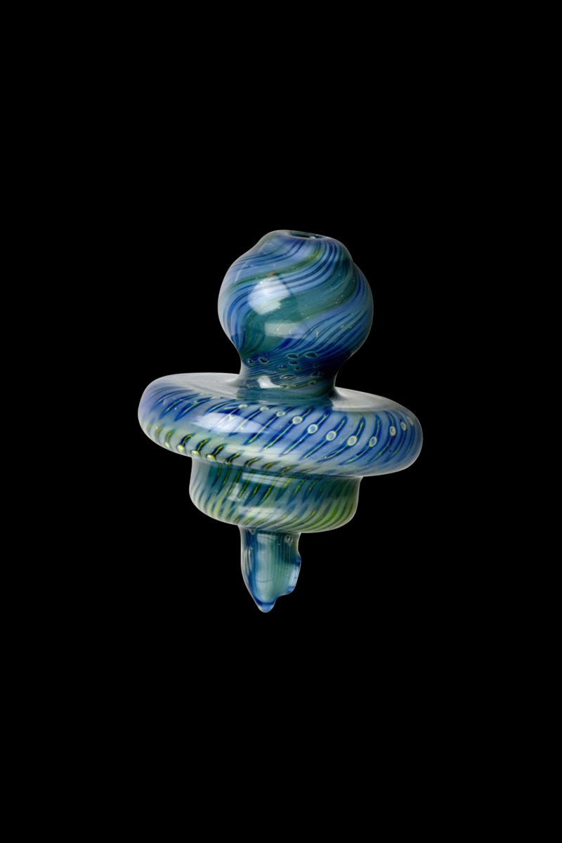 Stunning Feathered Vortex Swirl Nipple Carb Cap