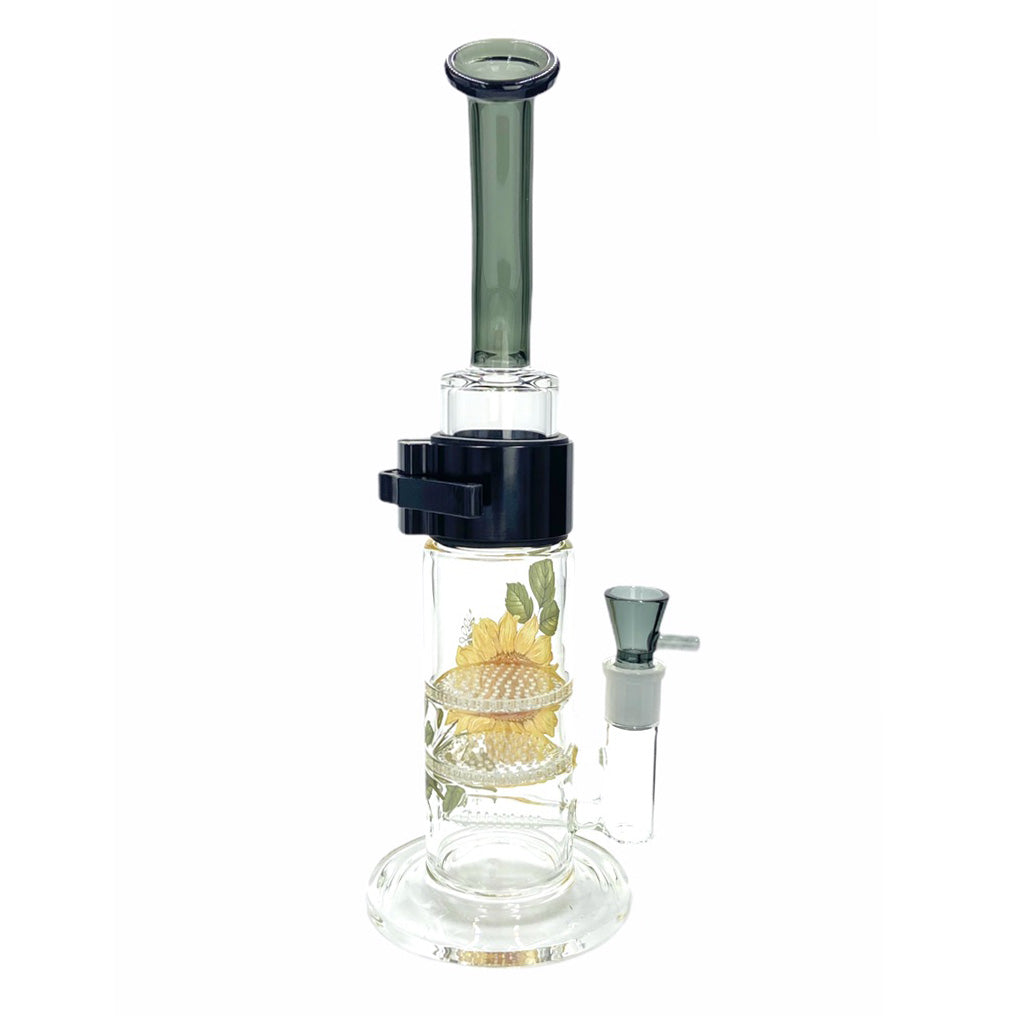 Prism's Stunning Sunflower Big Honeycomb Modular Bong