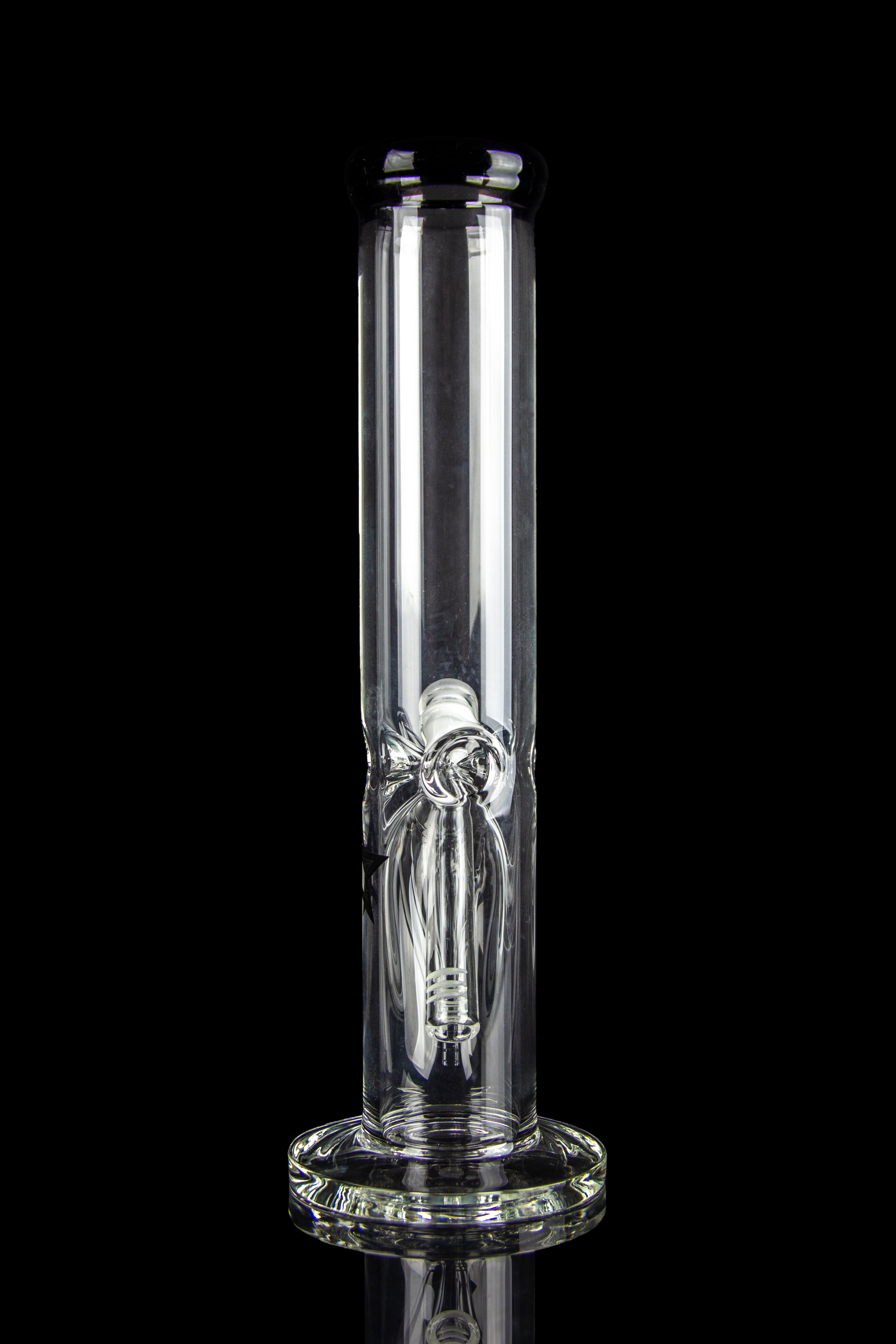 Famous X Premium Straight Tube Ice Bong