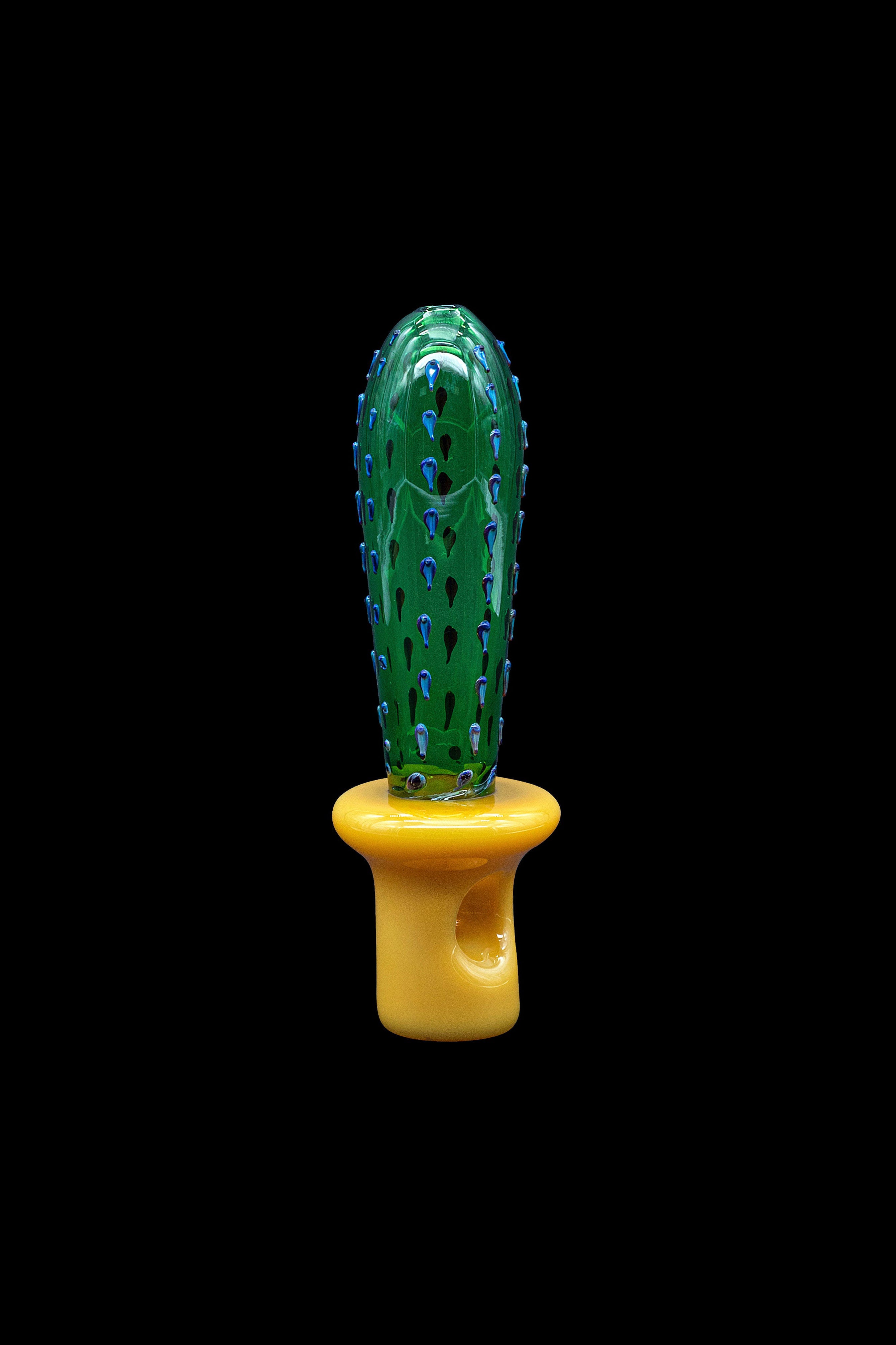 LA Pipes San Pedro Cactus-Inspired Glass Smoking Pipe