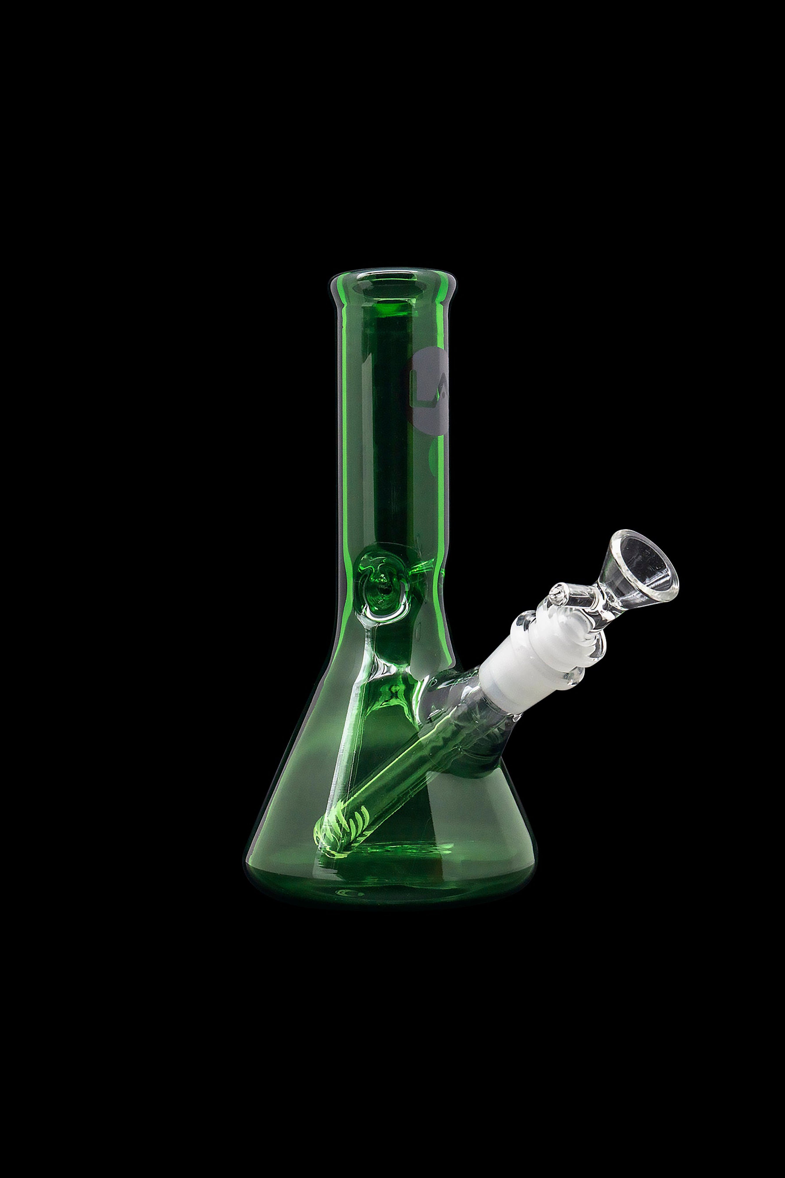 LA Pipes Green Emerald Beaker - Stunning Waterpipe for Smokers