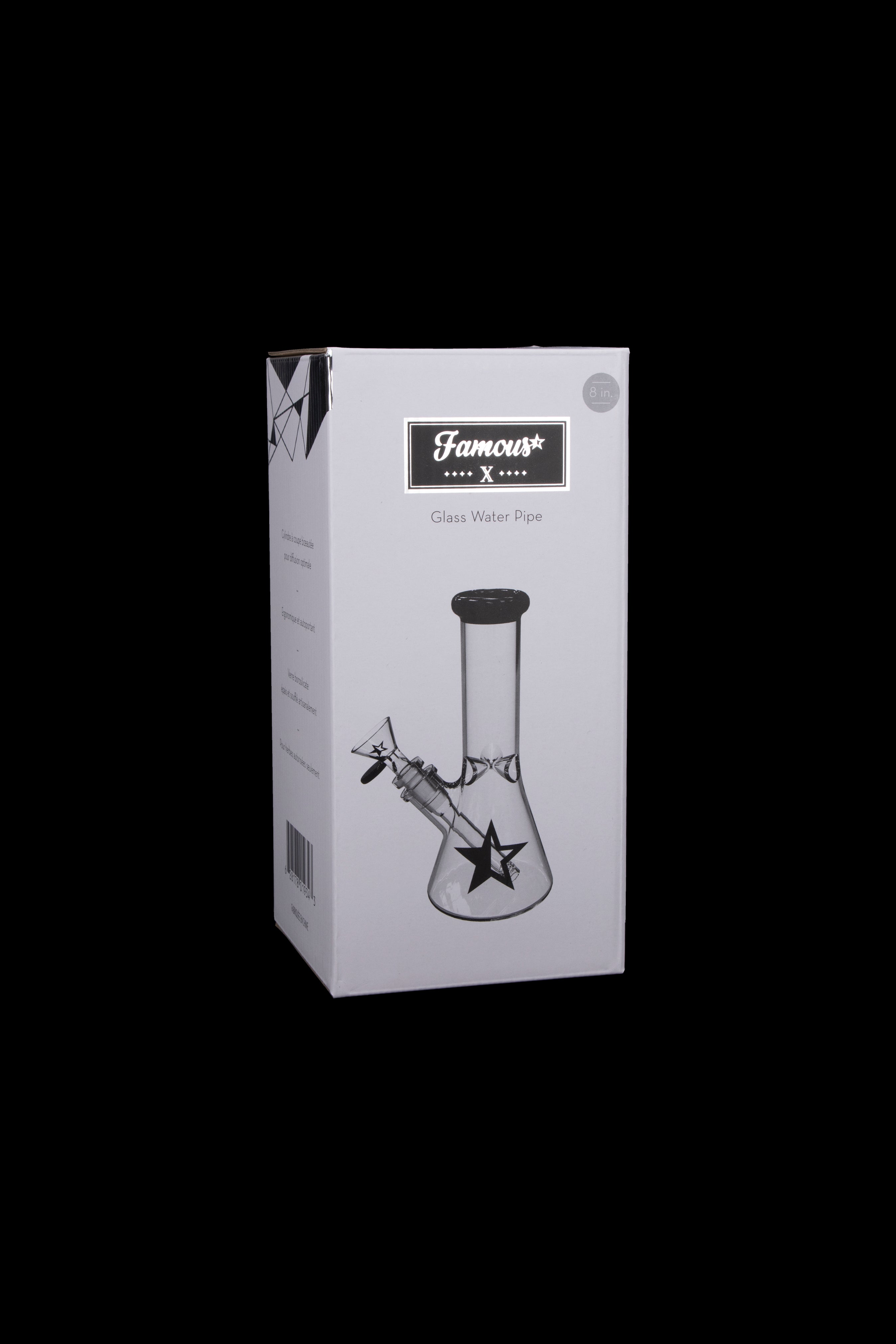 Famous X 8-Inch Beaker Ice Water Pipe - A Must-Have Smoking Piece