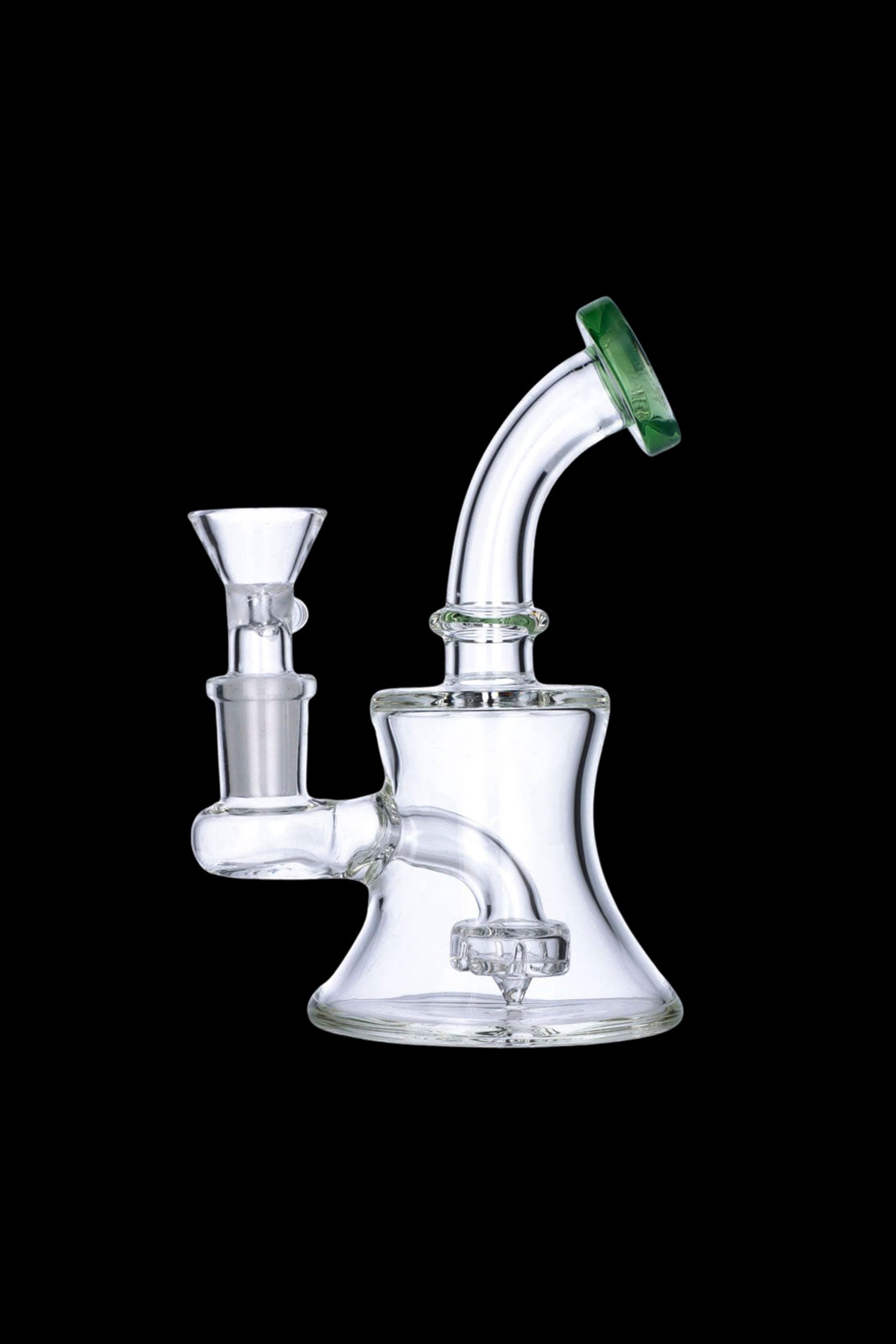 Compact 5.5” Hourglass Base Water Pipe - Big Hits in a Small Package