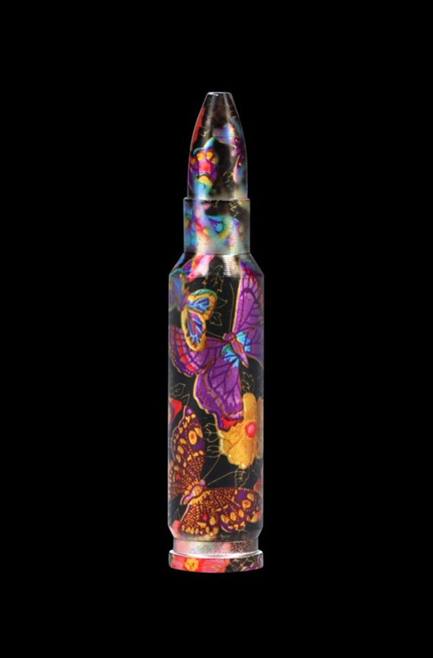 Cool Metal Bullet Print Hand Pipe - Your Smoking Essential