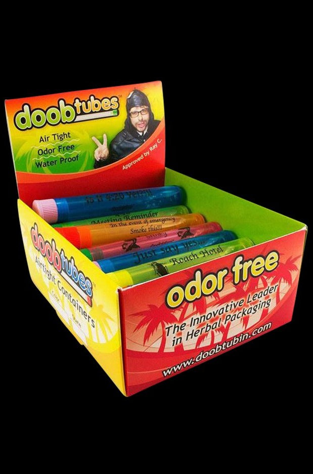 Amazing Doobtubes with Glass Pipe - 25 Pack!
