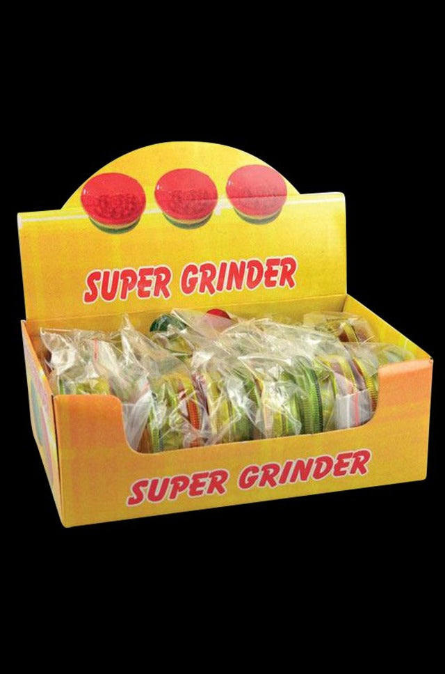 12-Pack Plastic Rasta 3-Piece Grinders - Unbeatable Value!