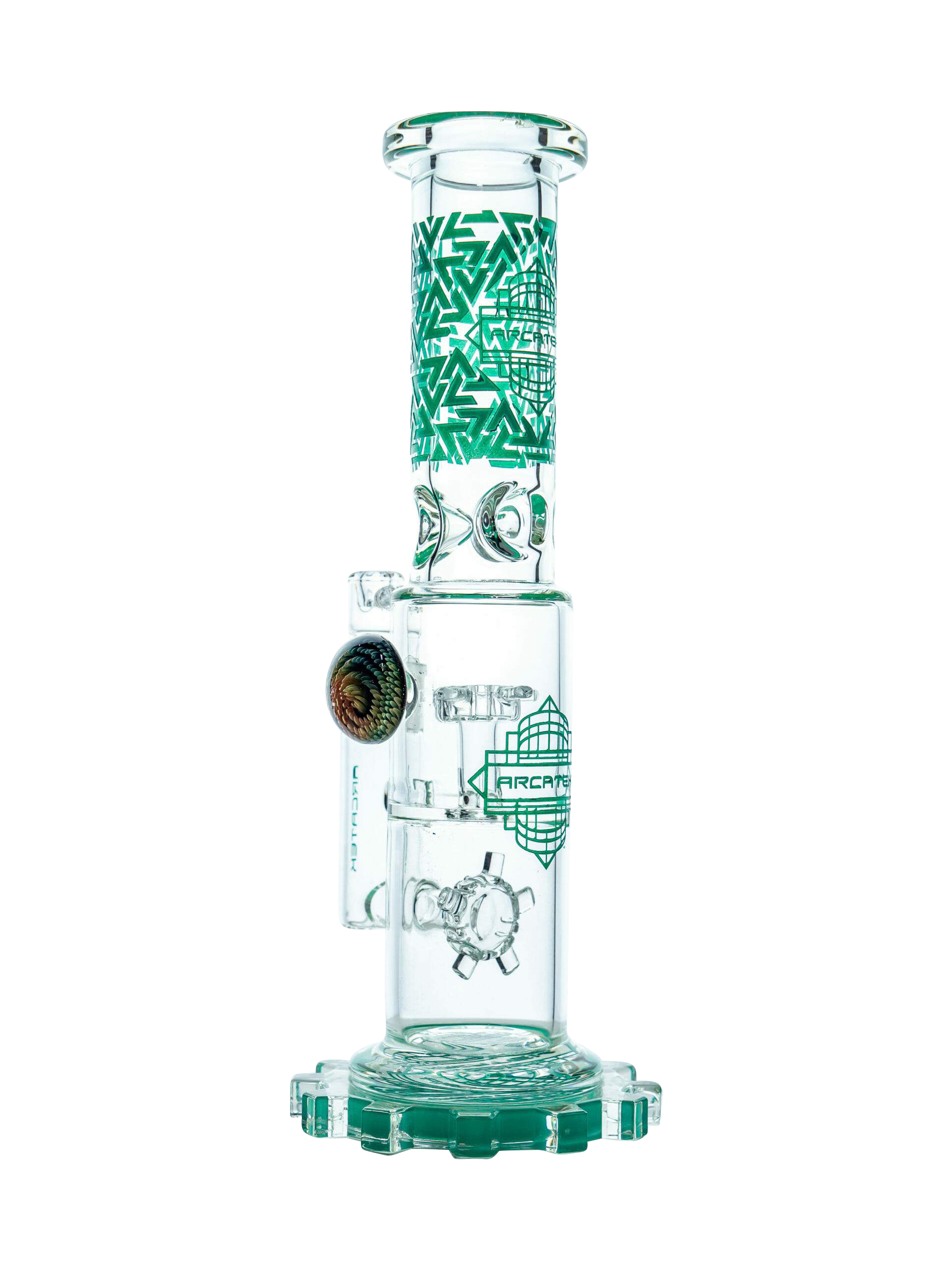 Arcatek Double Gear Water Pipe - Elevate Your Smoking Experience