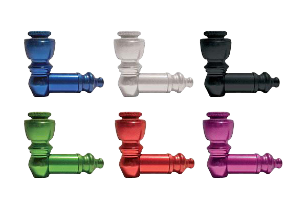 Portable Anodized Aluminum Smoking Pipe with Lid