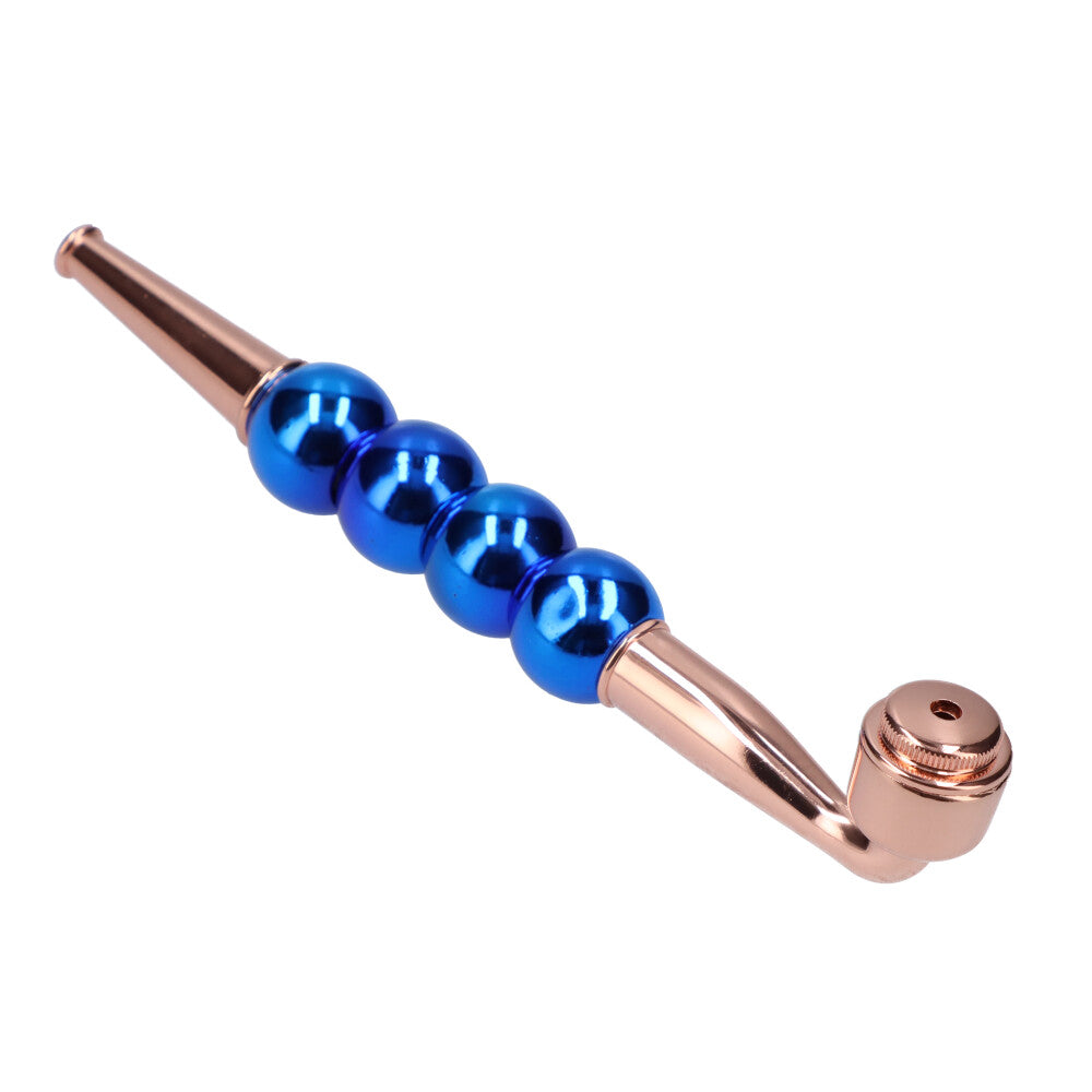 Stylish Curvy Mid-Section Metal Hand Pipe