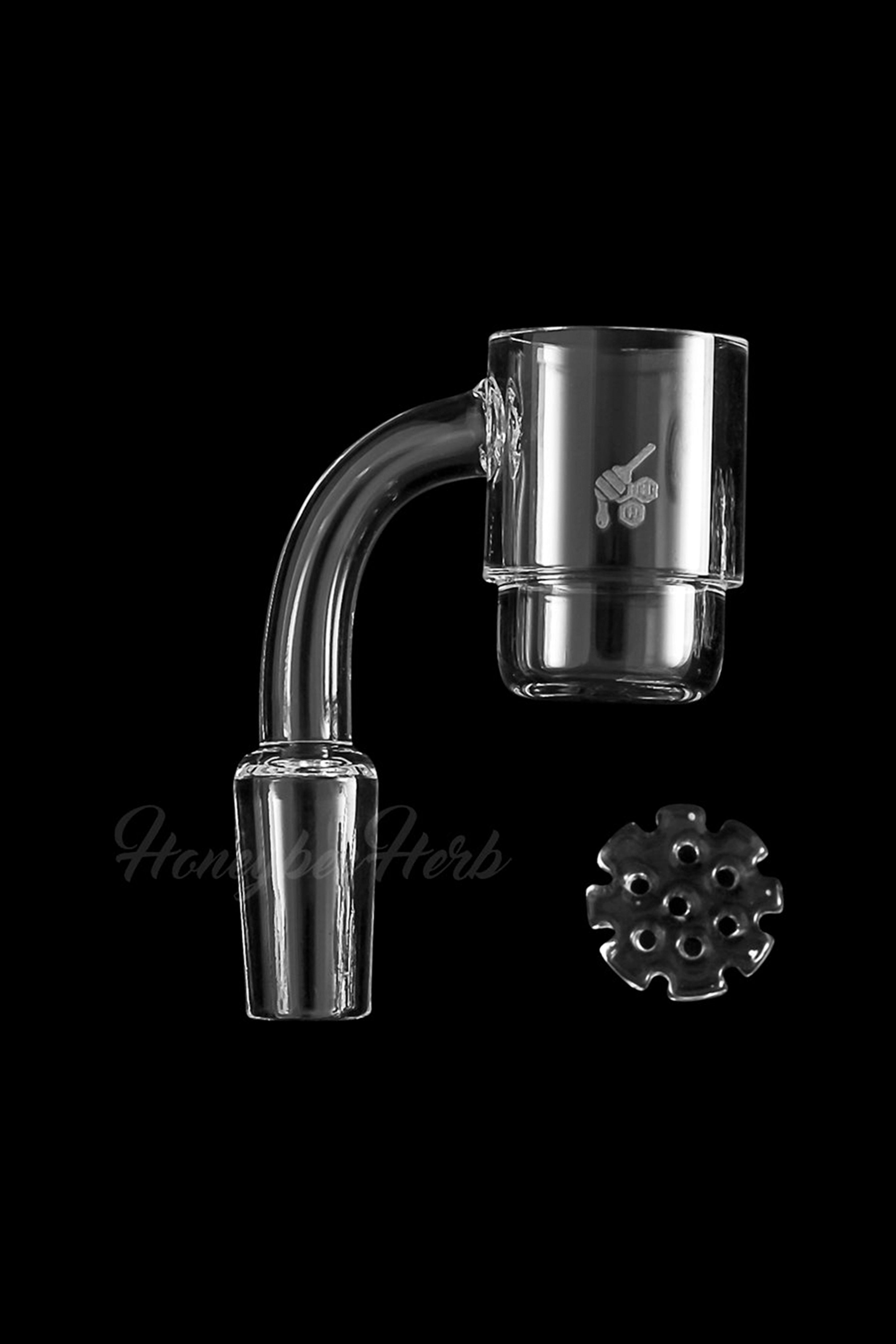 Honeybee Herb's Yellow Line Honey Disc Deep Dish Quartz Banger: A Dabbing Revolution