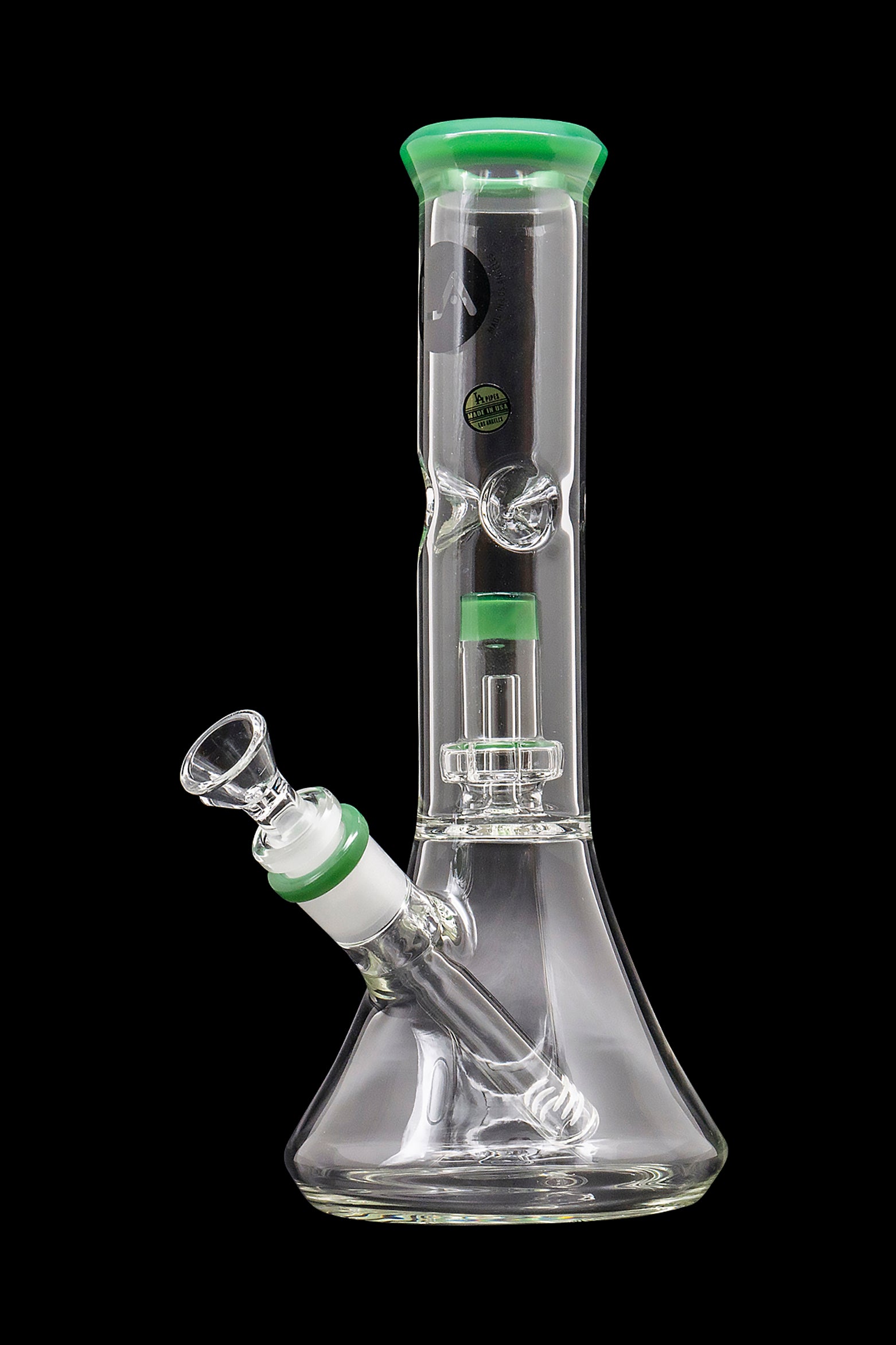 LA Pipes Beaker Bong with Showerhead Perc - The Ultimate Smoking Companion