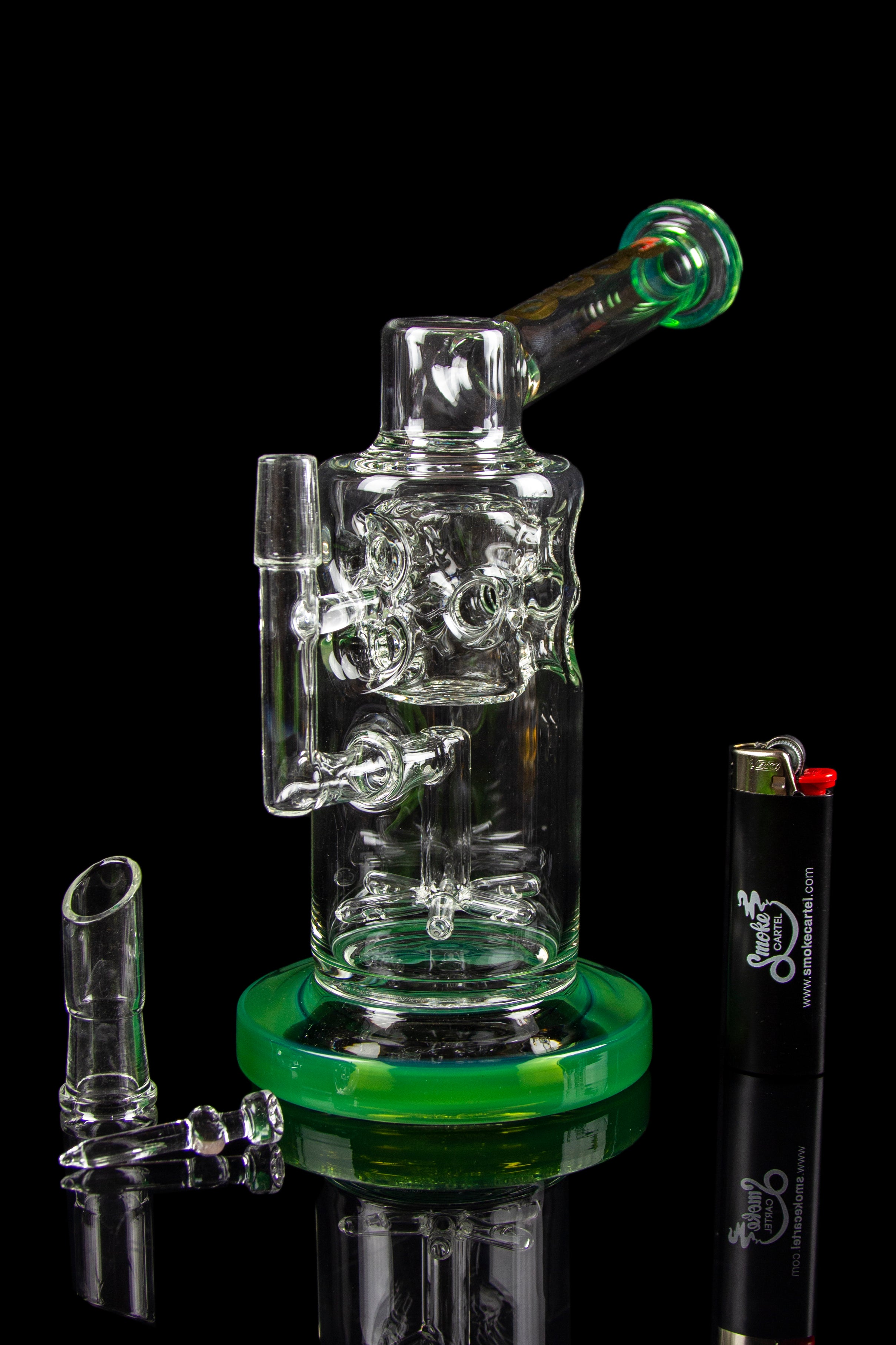 BoroTech Glass Snotra Swiss Body Sidecar Rig - The Ultimate Concentrate Rig