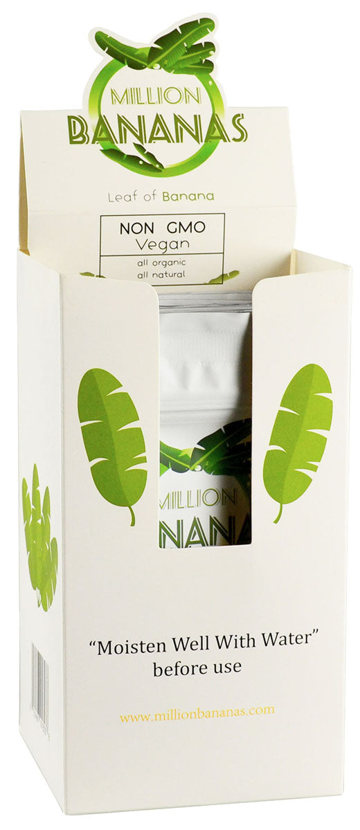 Million Bananas Natural Leaf Wraps - 25-Pack Bulk Deal!