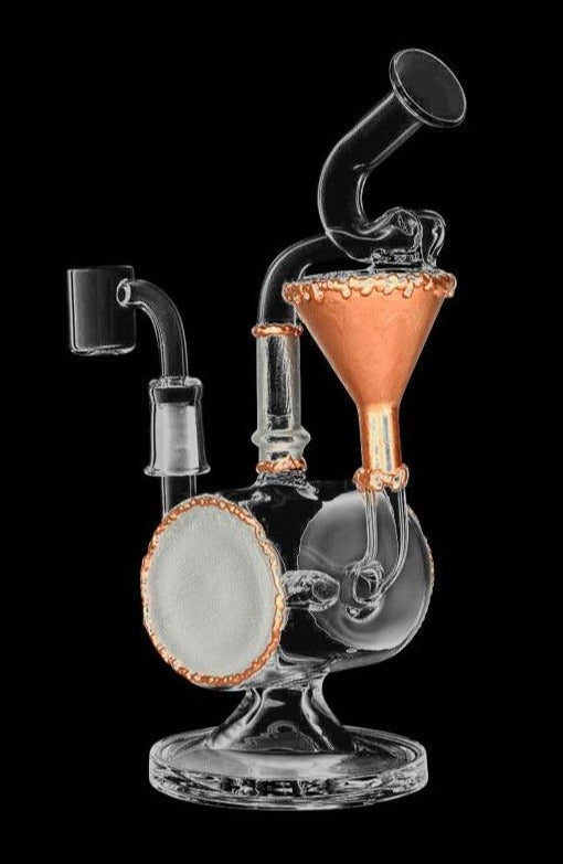 Steampunk-Inspired Faux Metal Barrel Recycler Rig