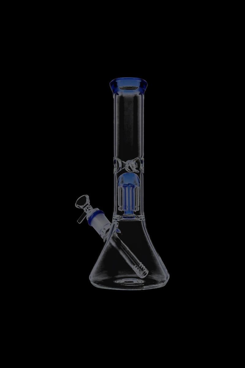 Stunning 12-Inch Beaker Base Ice Bong with 4-Arm Tree Perc