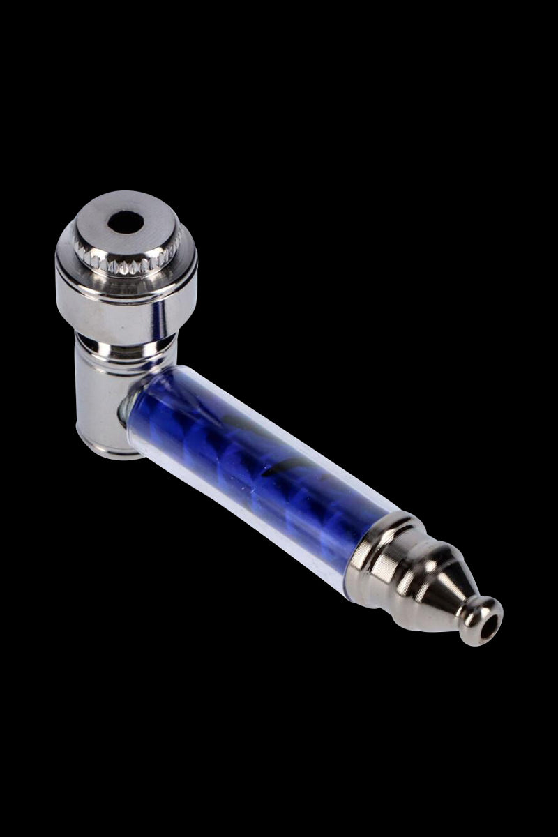 Colorful Metal Hand Pipe - Compact & Durable Smoking Companion
