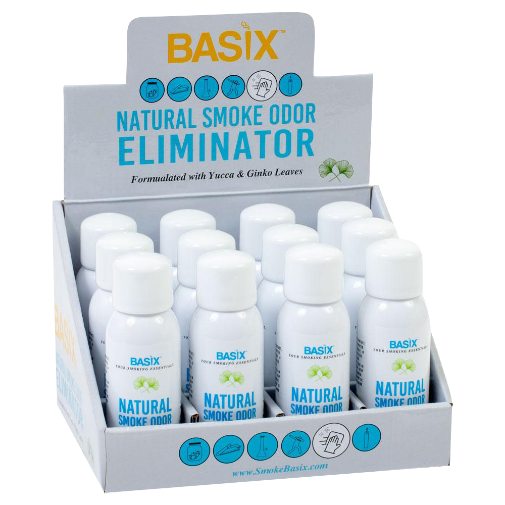 Basix Natural Smoke Odor Eliminator Spray - 12-Pack Bundle