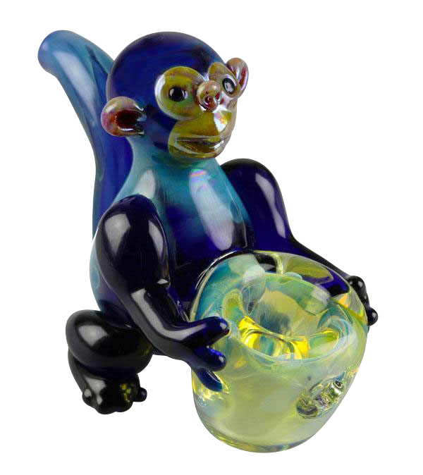 Awesome Monkey Character Glass Pipe