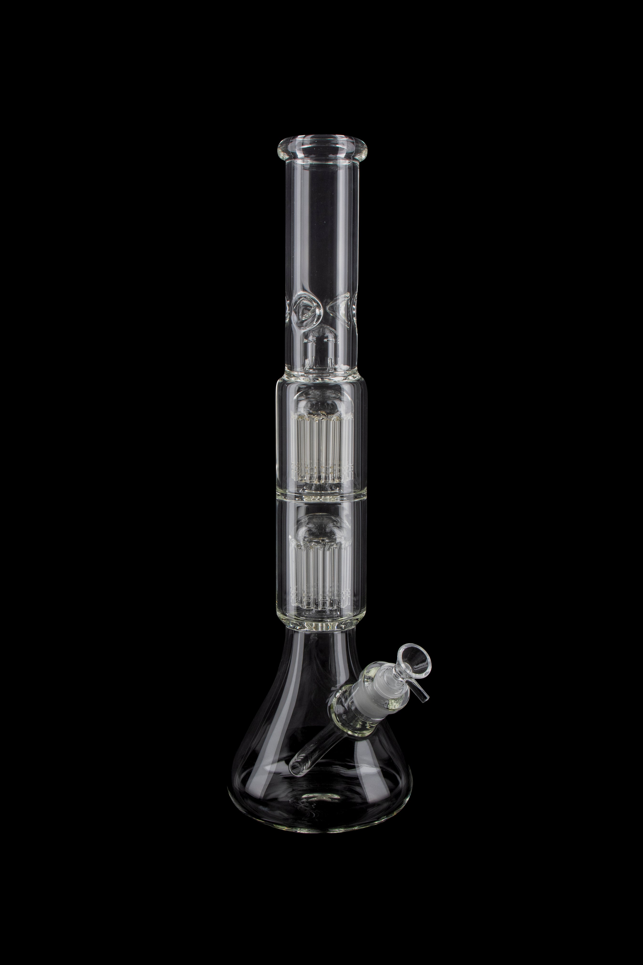 19-Inch Beaker Base Ice Bong with Double Tree Perc: A Smoker's Dream!