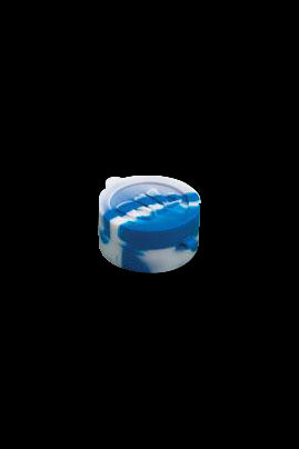 Bulk 50-Pack Dual Compartment Silicone Cylinder Containers - Ideal for Concentrates Storage