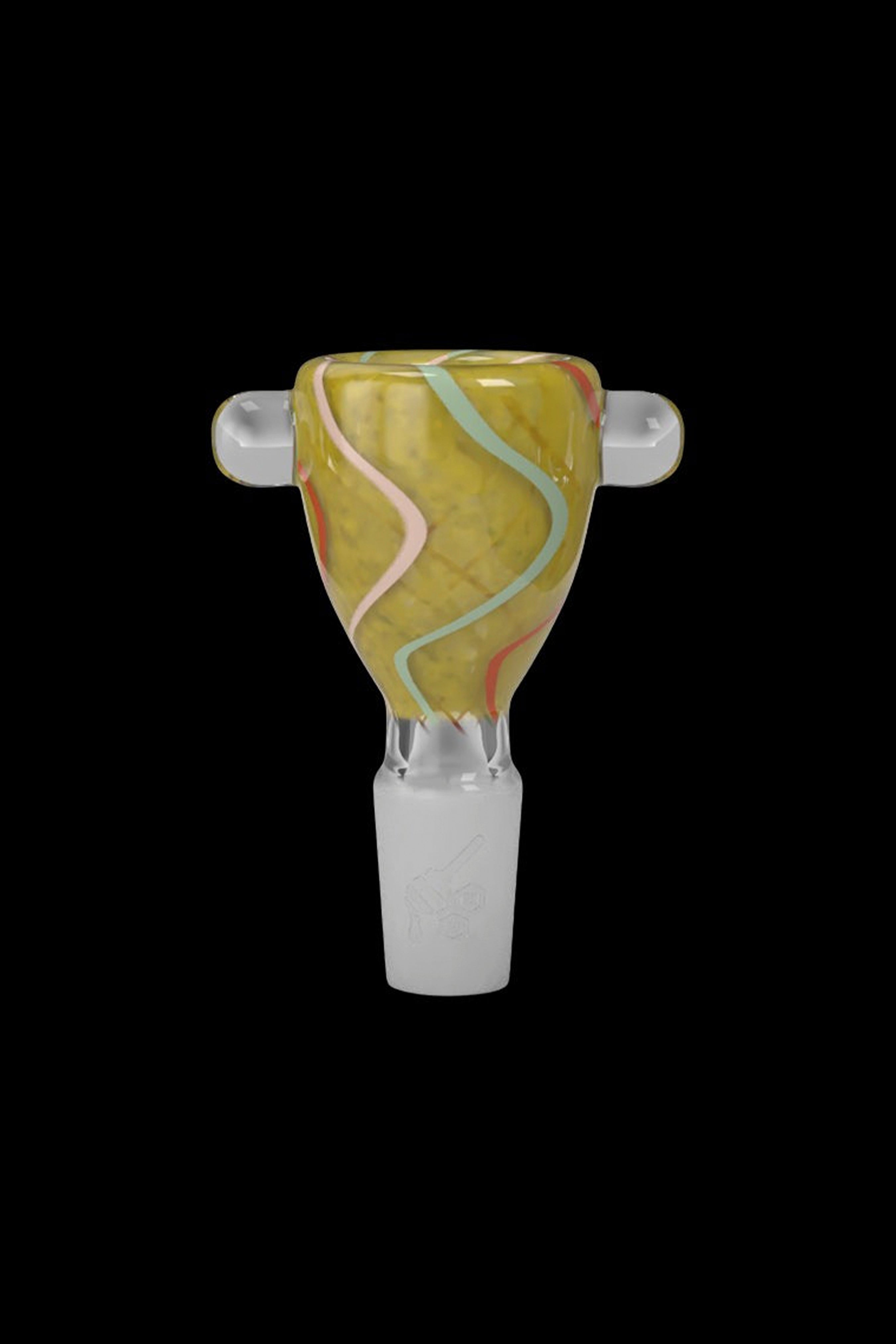Wig Wag Glass Flower Bowl Slide - A Colorful Smoking Accessory