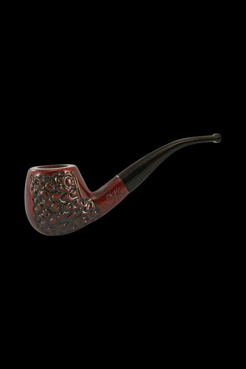 Pulsar Engraved Bent Apple Rosewood Luxury Tobacco Pipe