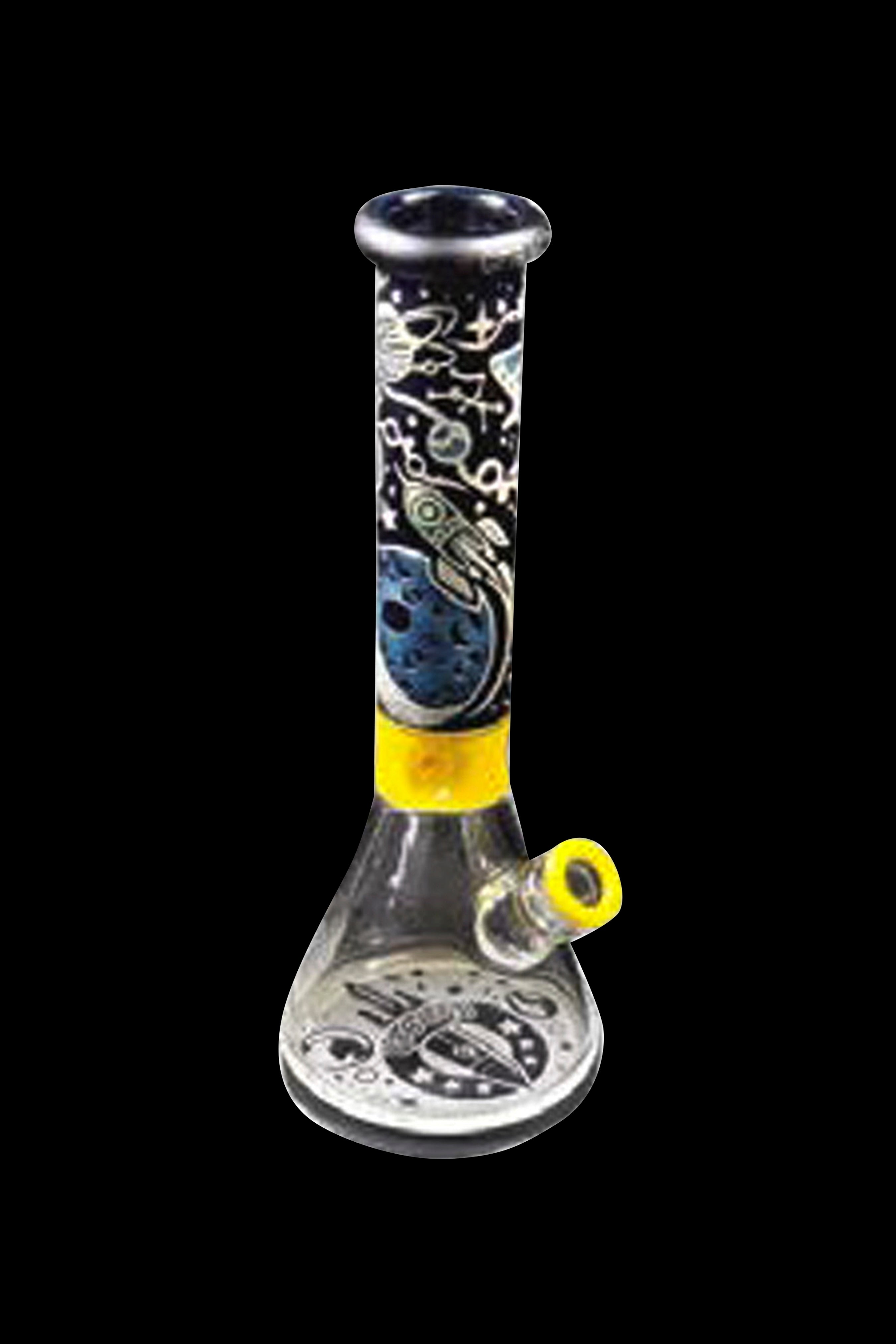 Cheech Glass 'Smoke in Space' Water Pipe - A Cosmic Smoking Experience