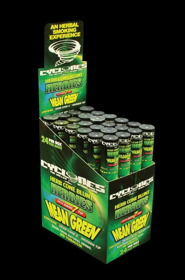 Cyclones Mean Green Pre-Rolled Cones - 24 Pack: Your Ultimate Smoking Solution