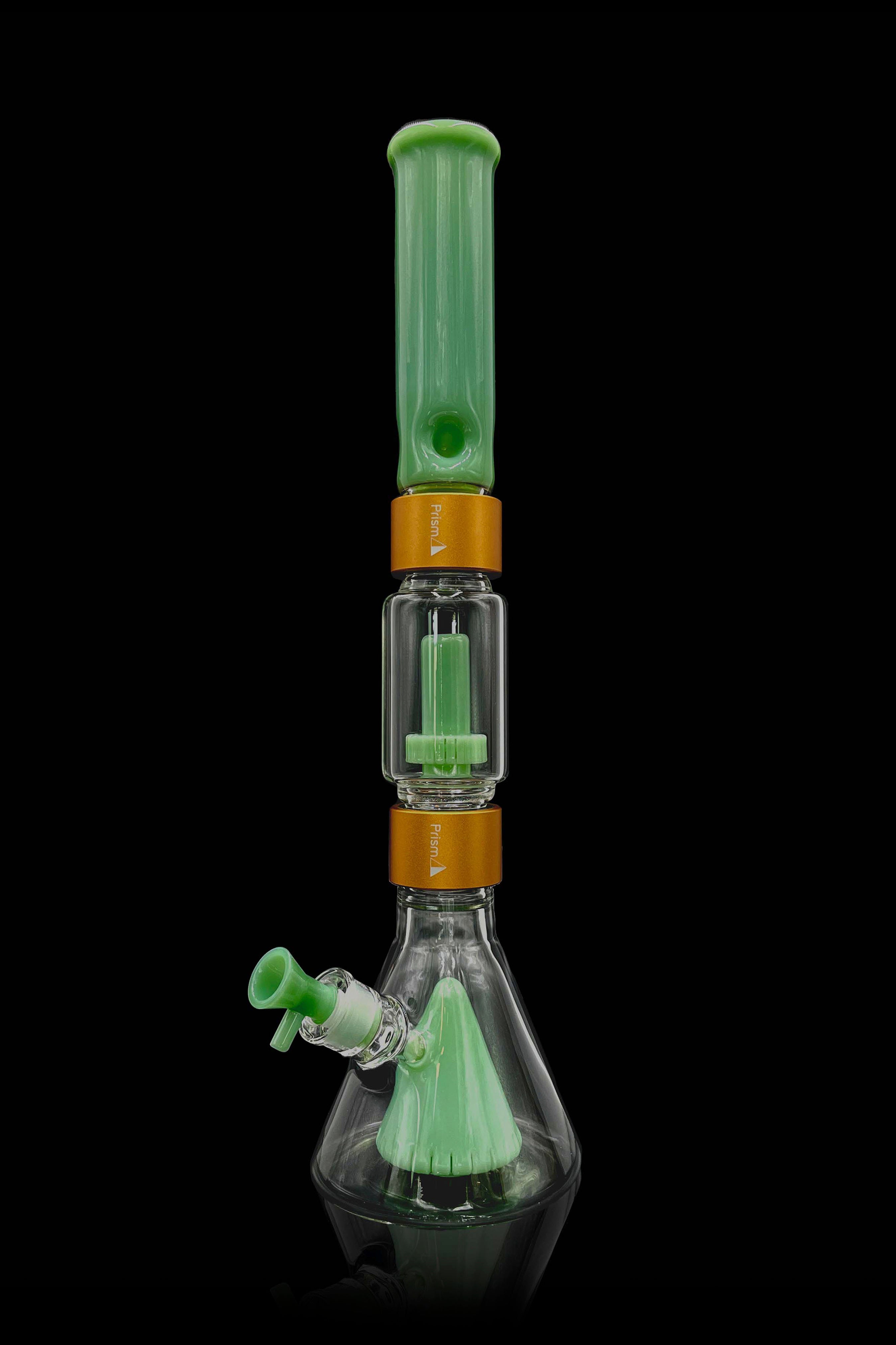 Prism's Stunning Percolated Double - Stack Beaker Bong
