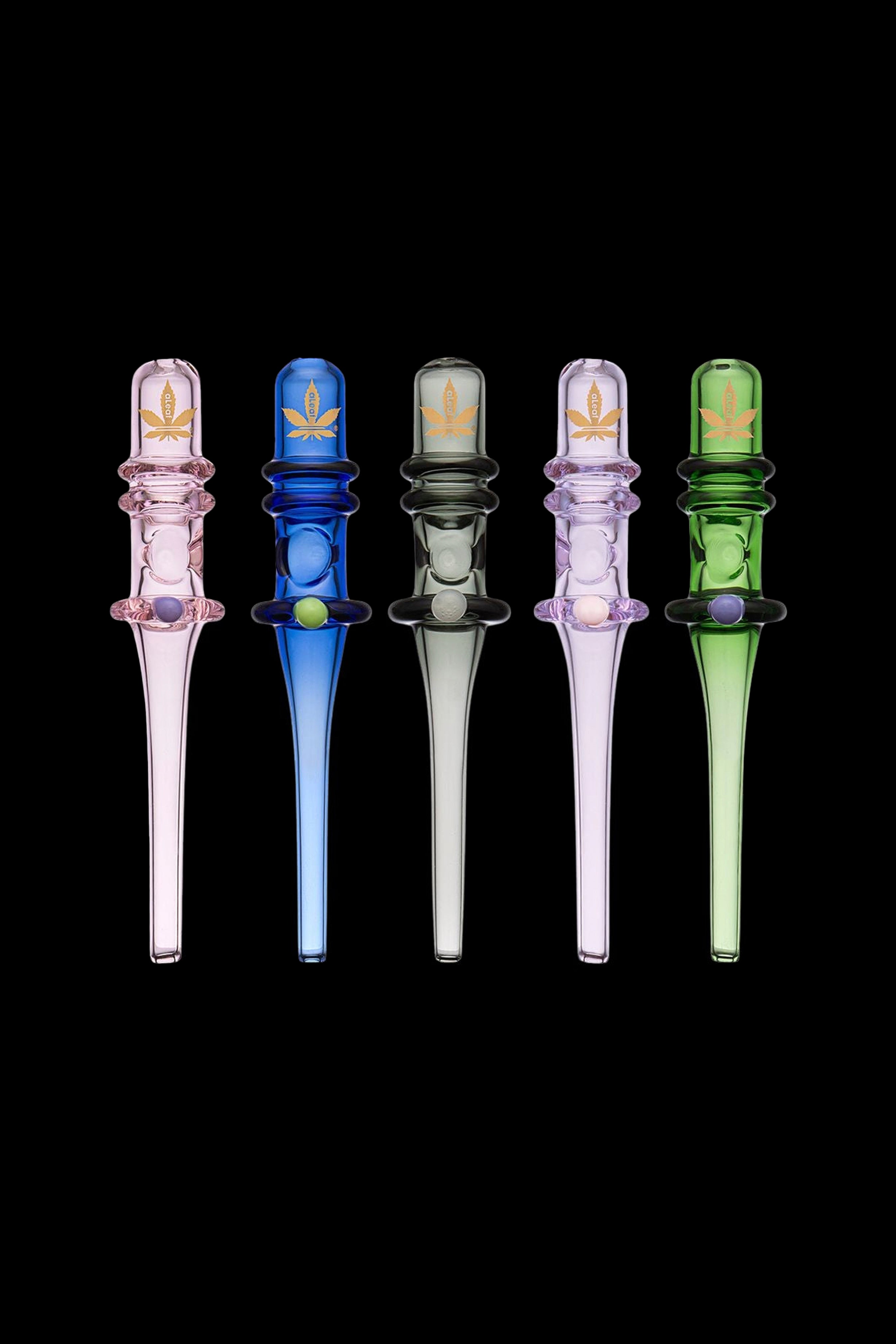 Stunning aLeaf Tube Glass Dab Straw