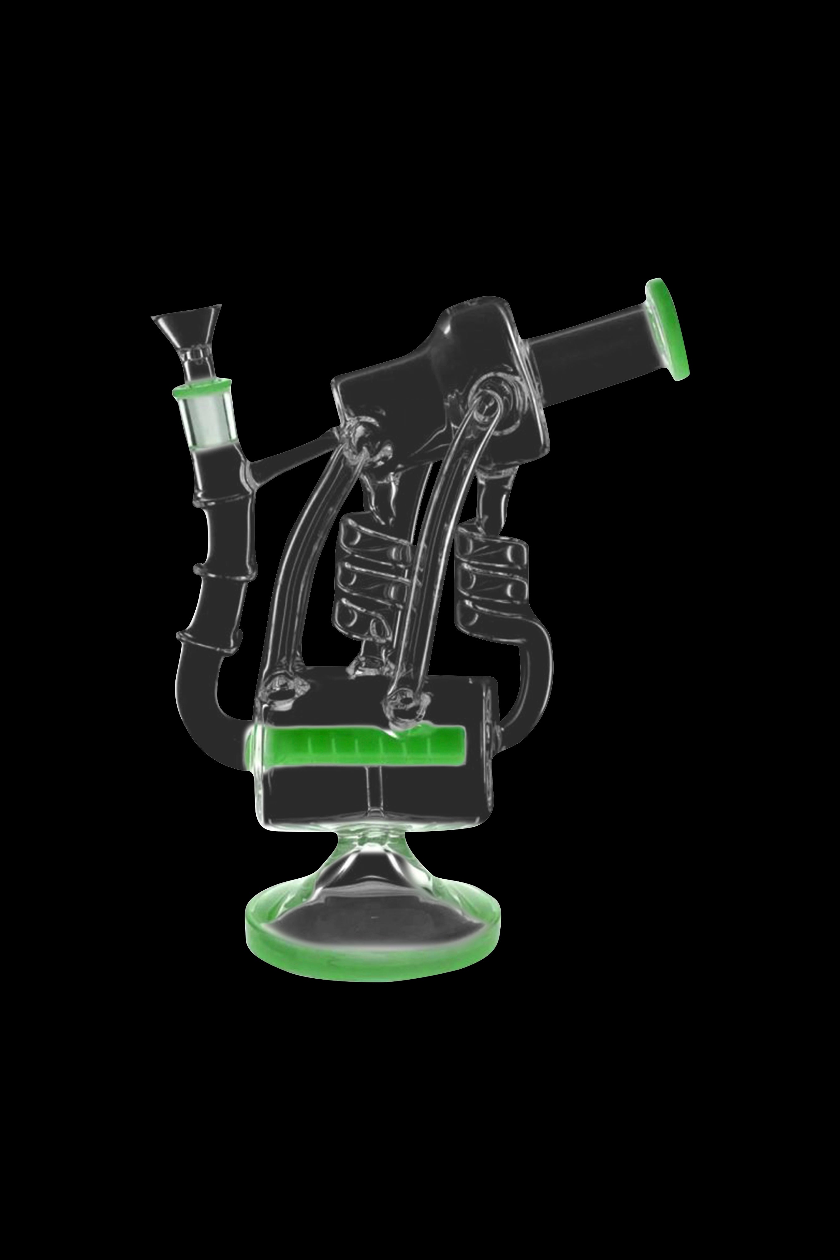 Stunning Inline Barrel Recycler Rig