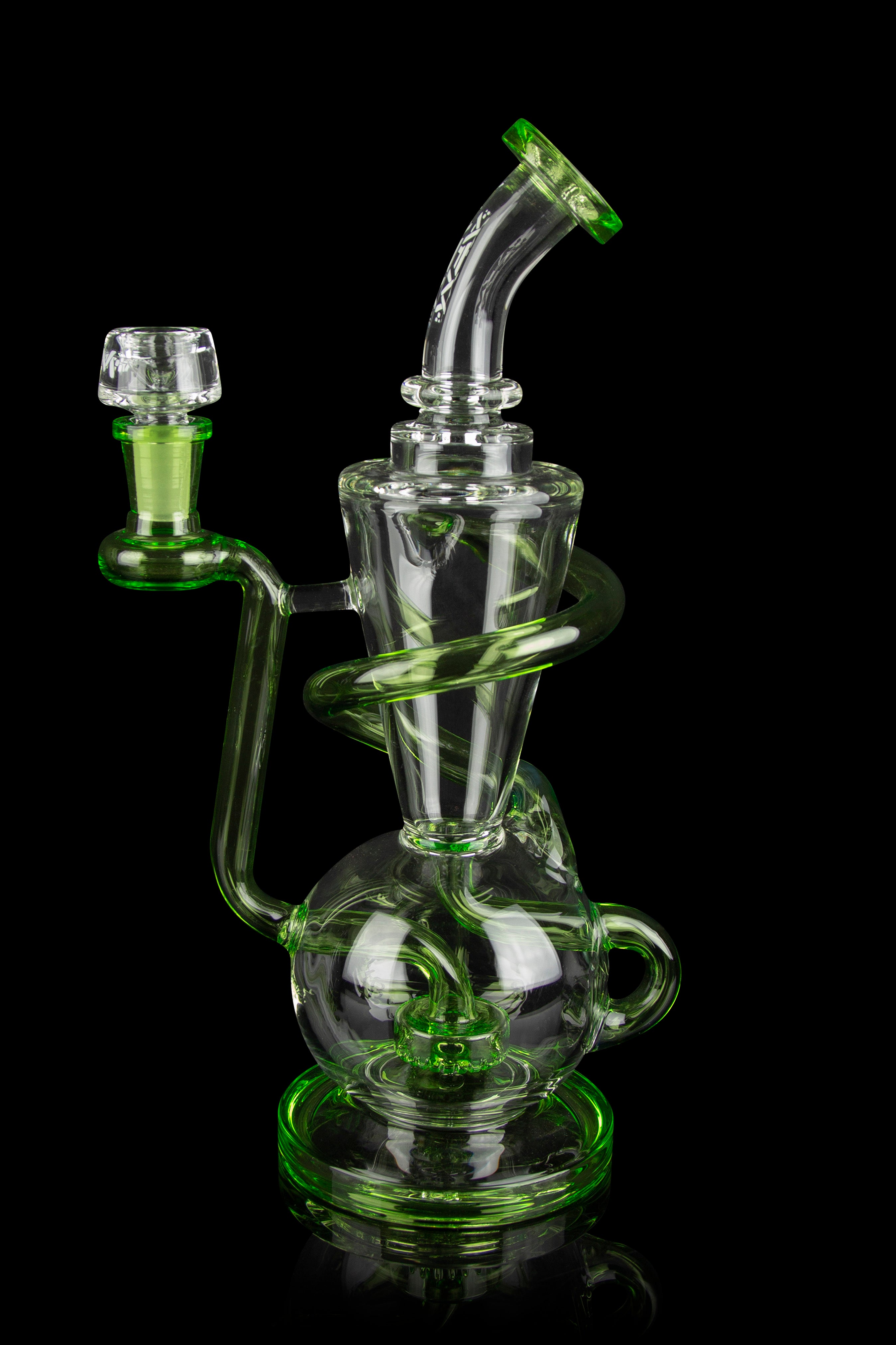 AFM Glass Swirly Wiry Recycler - Elevate Your Smoking Experience