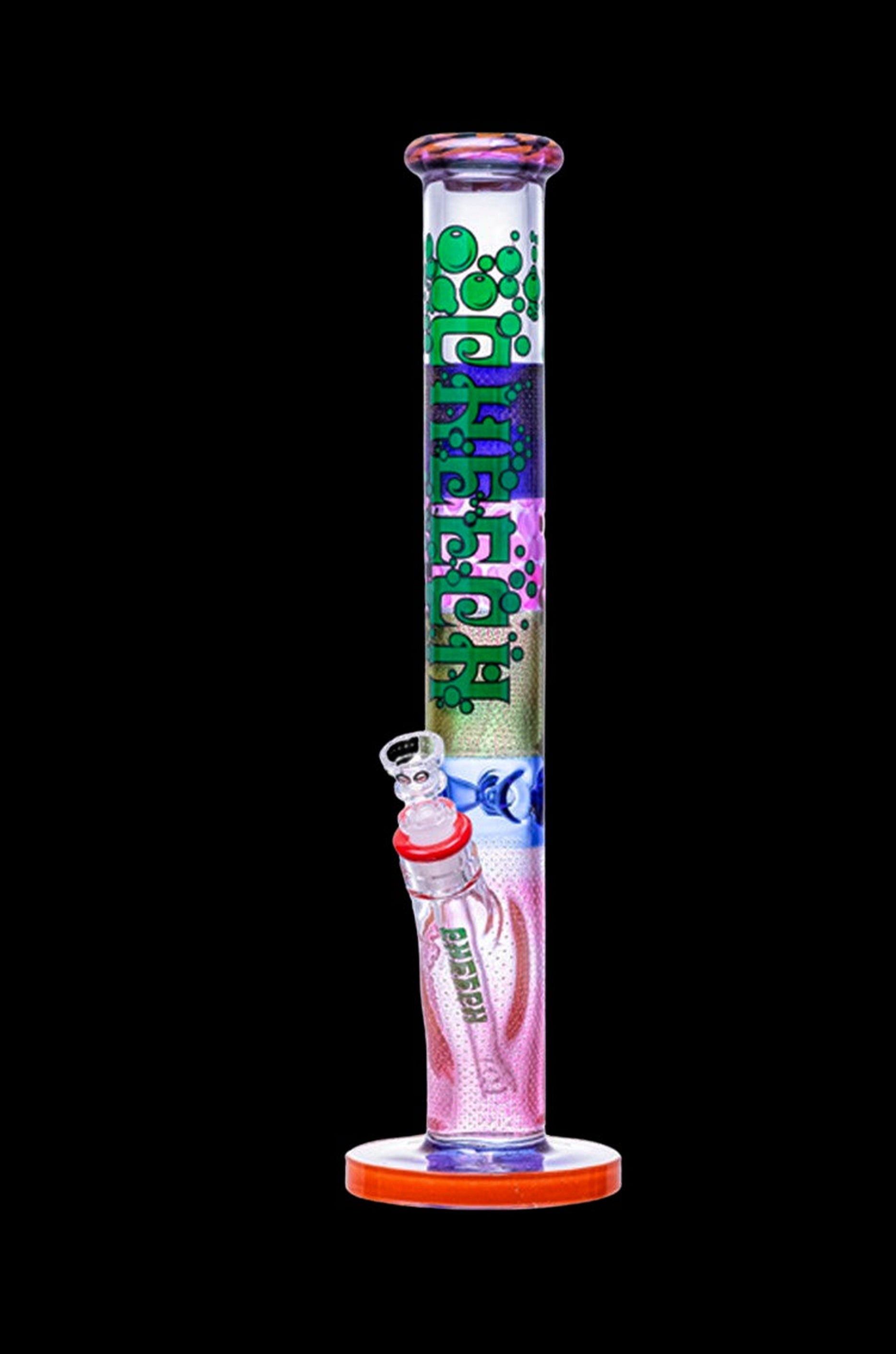 Cheech Glass Vibrant Multi-Color Straight Tube
