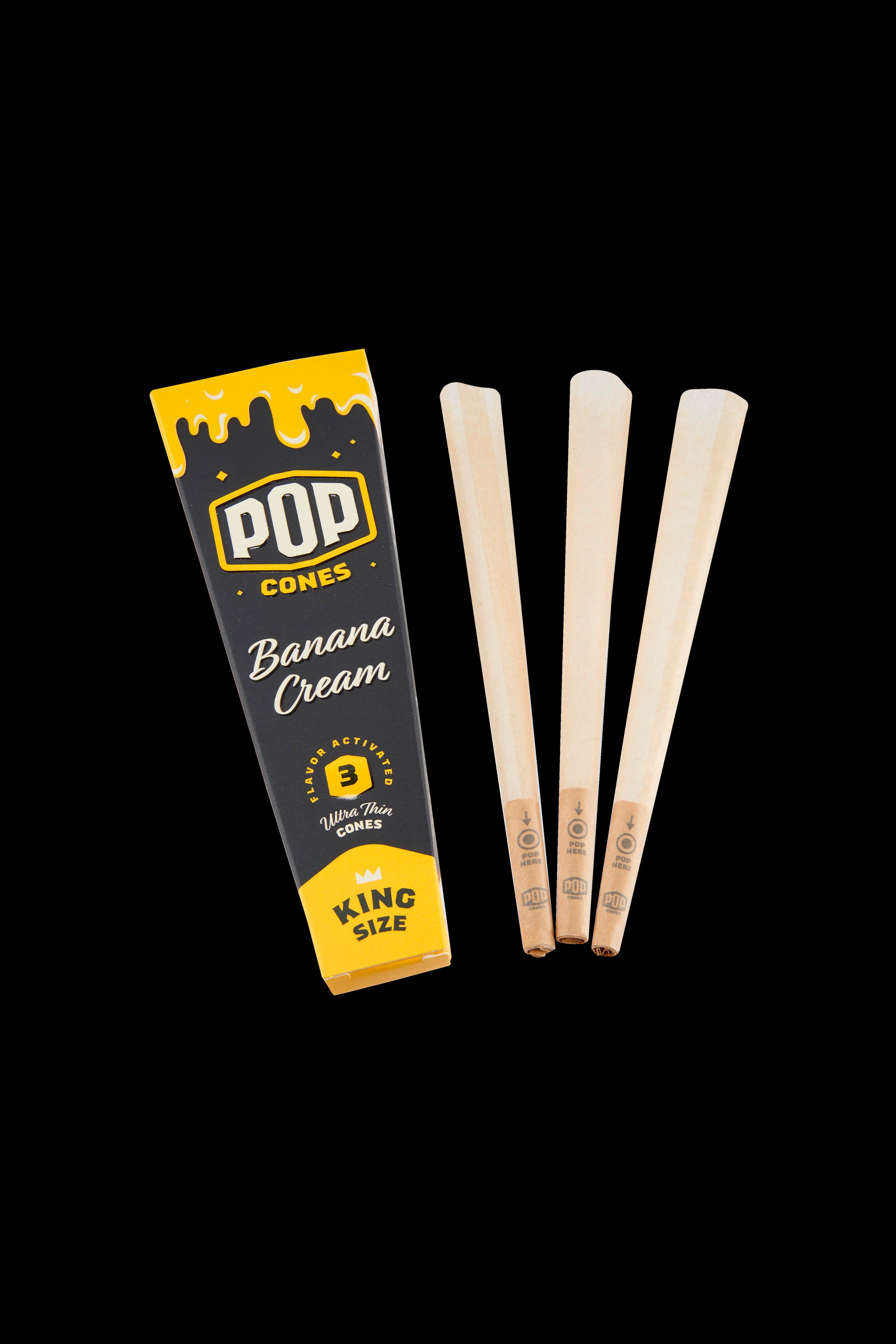 Indulgent Pop Cones King Size Pre - Rolled Cones with Flavor Tip - 12 Pack Mixed Delights