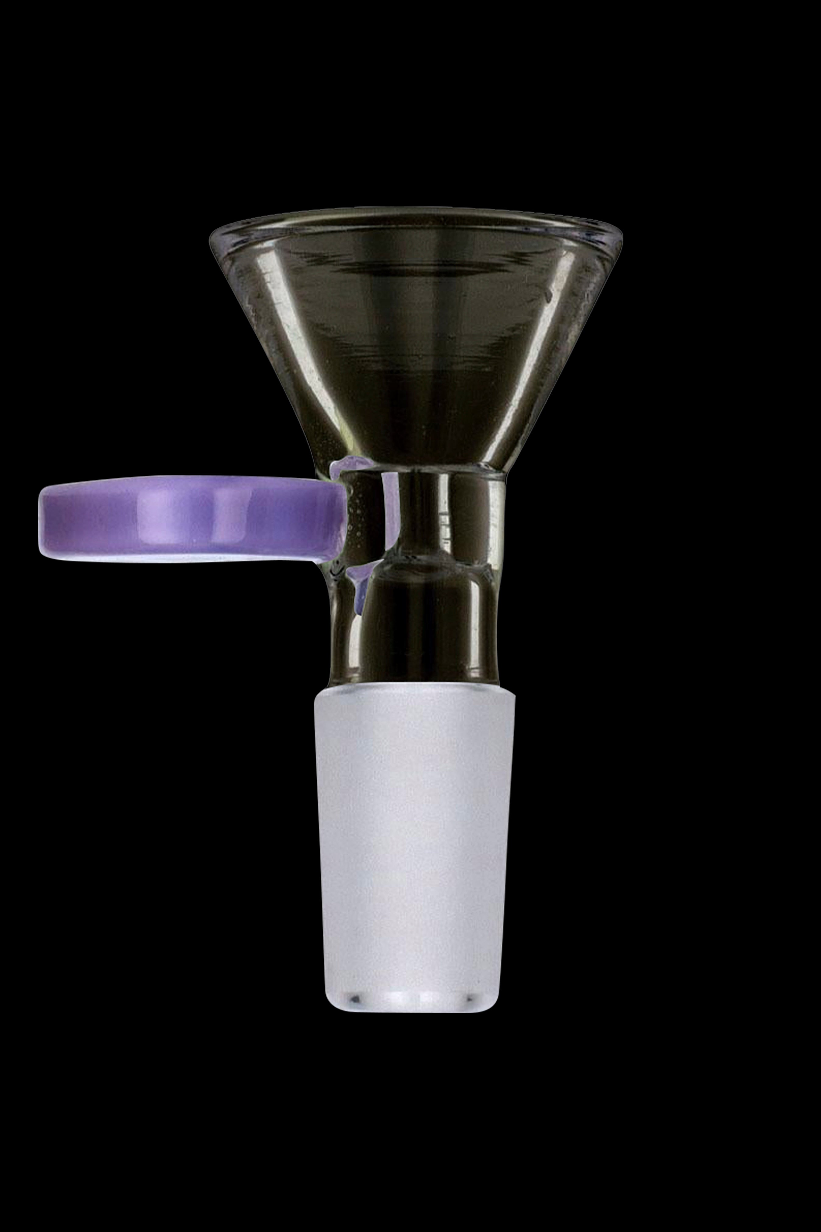 Famous Brandz Stylish Glass Bowl with Colored Handle