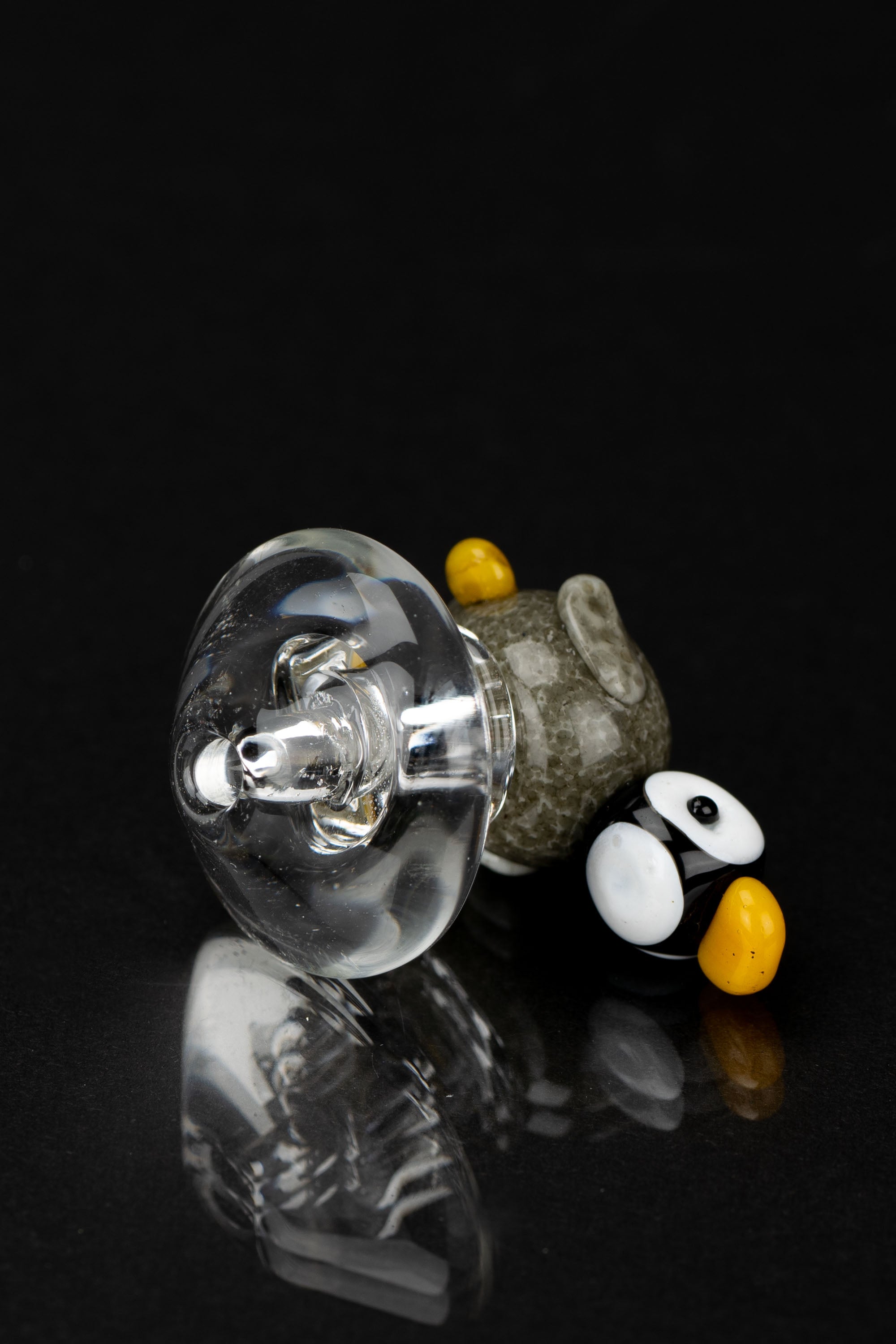 Empire Glassworks Penguin Puffco Peak Carb Cap - A Charming Smoking Essential