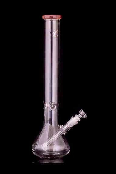 Envy Glass 18-Inch Stylish Beaker Bong with Colored Mouthpiece