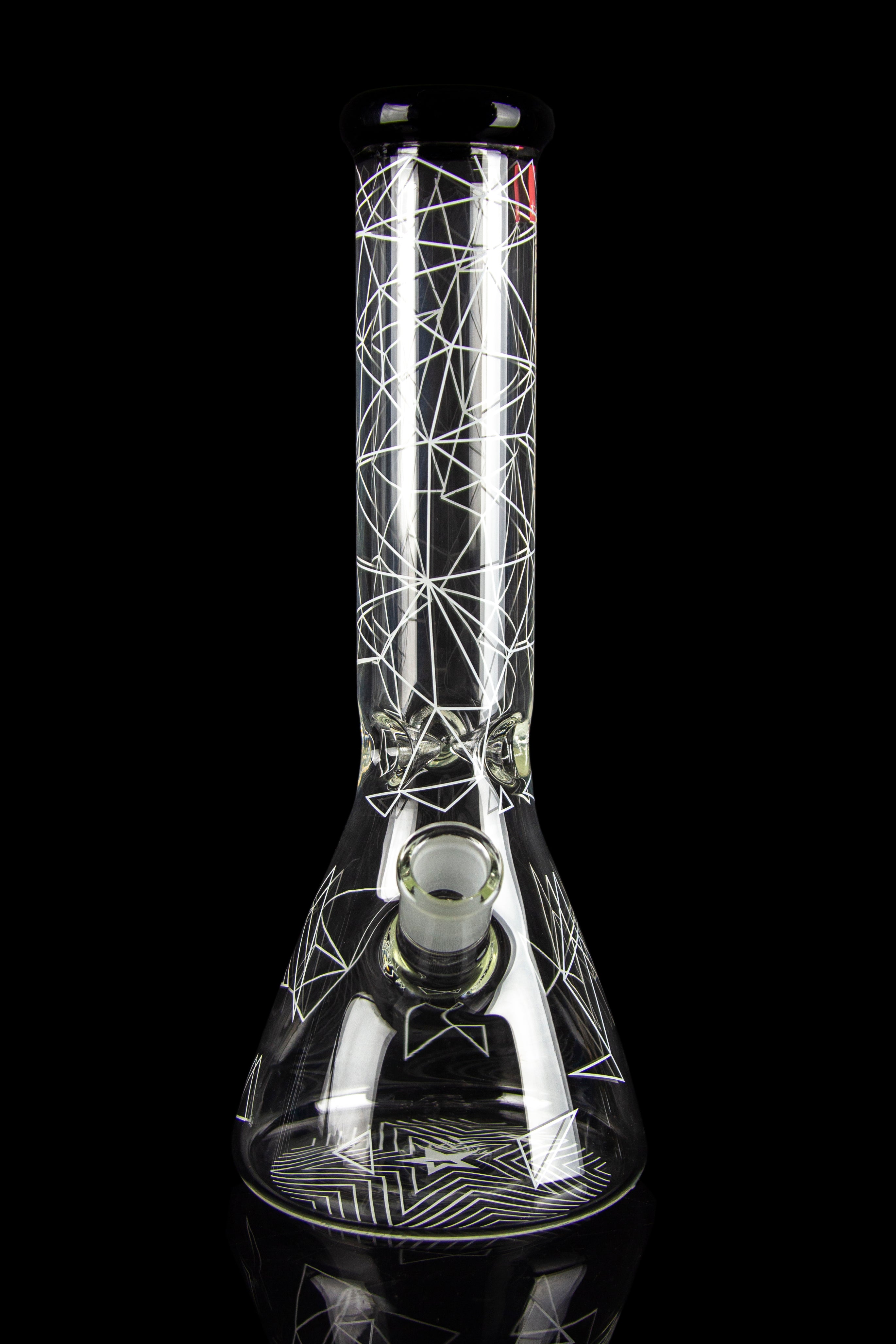 Famous Brandz Space Glass Beaker Ice Bong - A Futuristic Smoking Experience