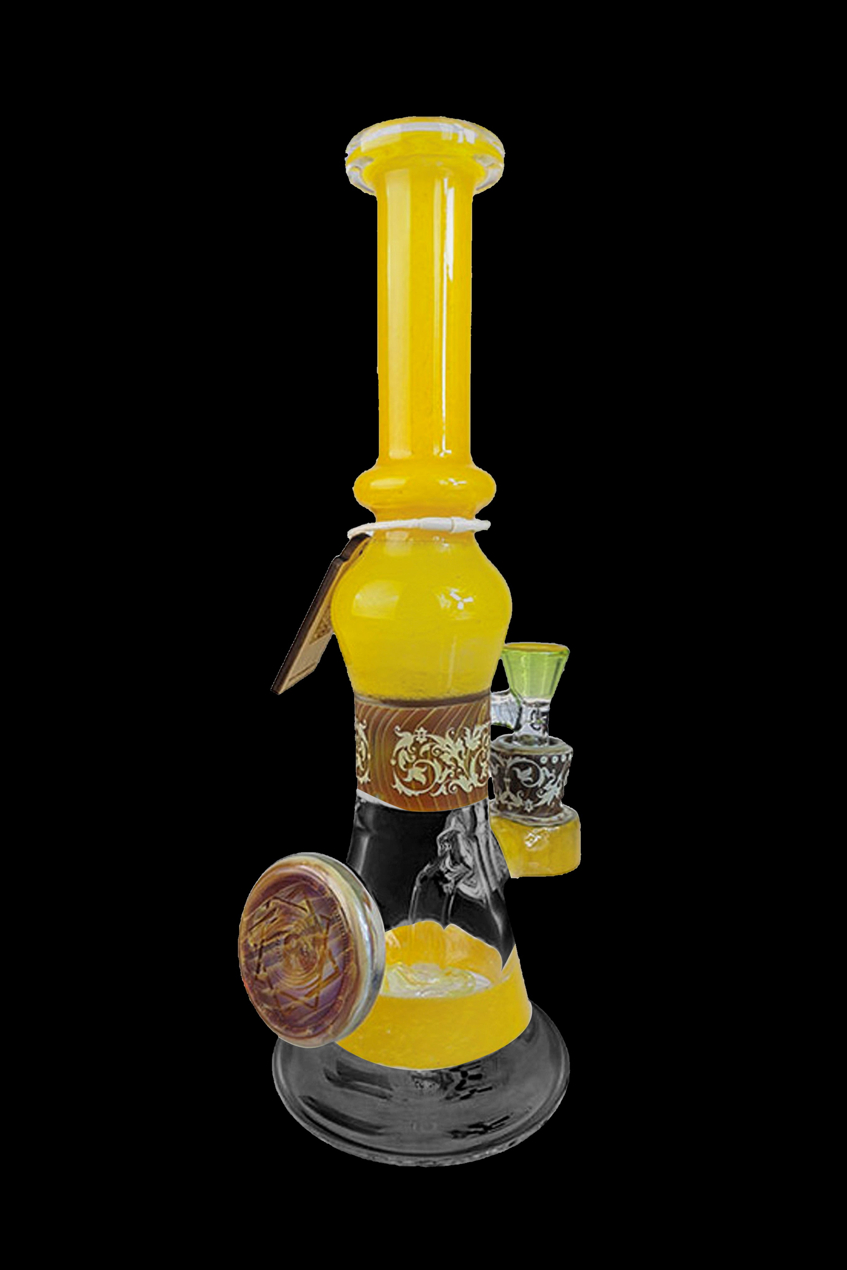 Cheech Glass Stunning Full - Color Sand - Blasted Water Pipe