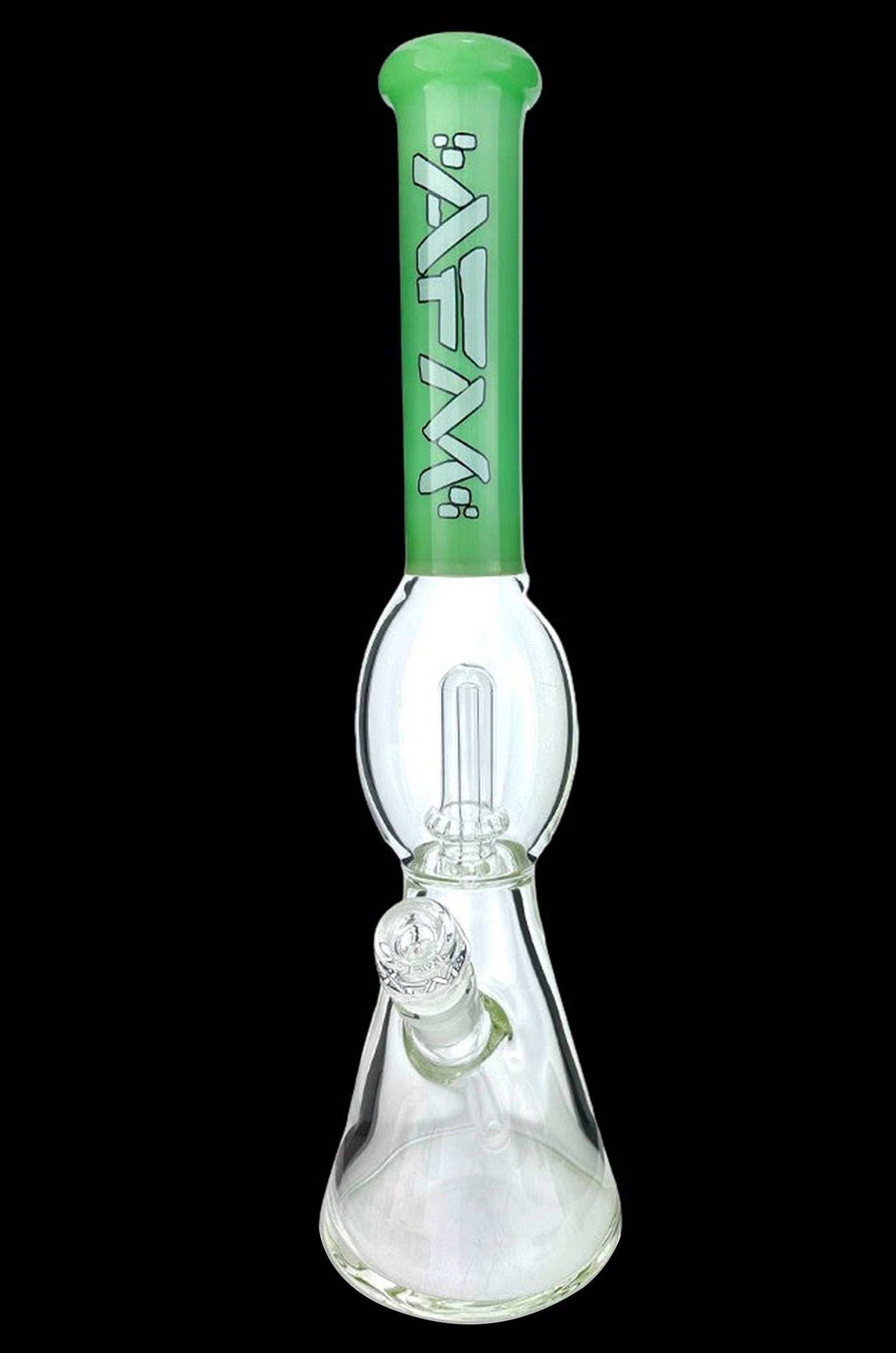 AFM Stunning UFO Color Sleeve Glass Beaker Bong - An Unforgettable Smoking Experience