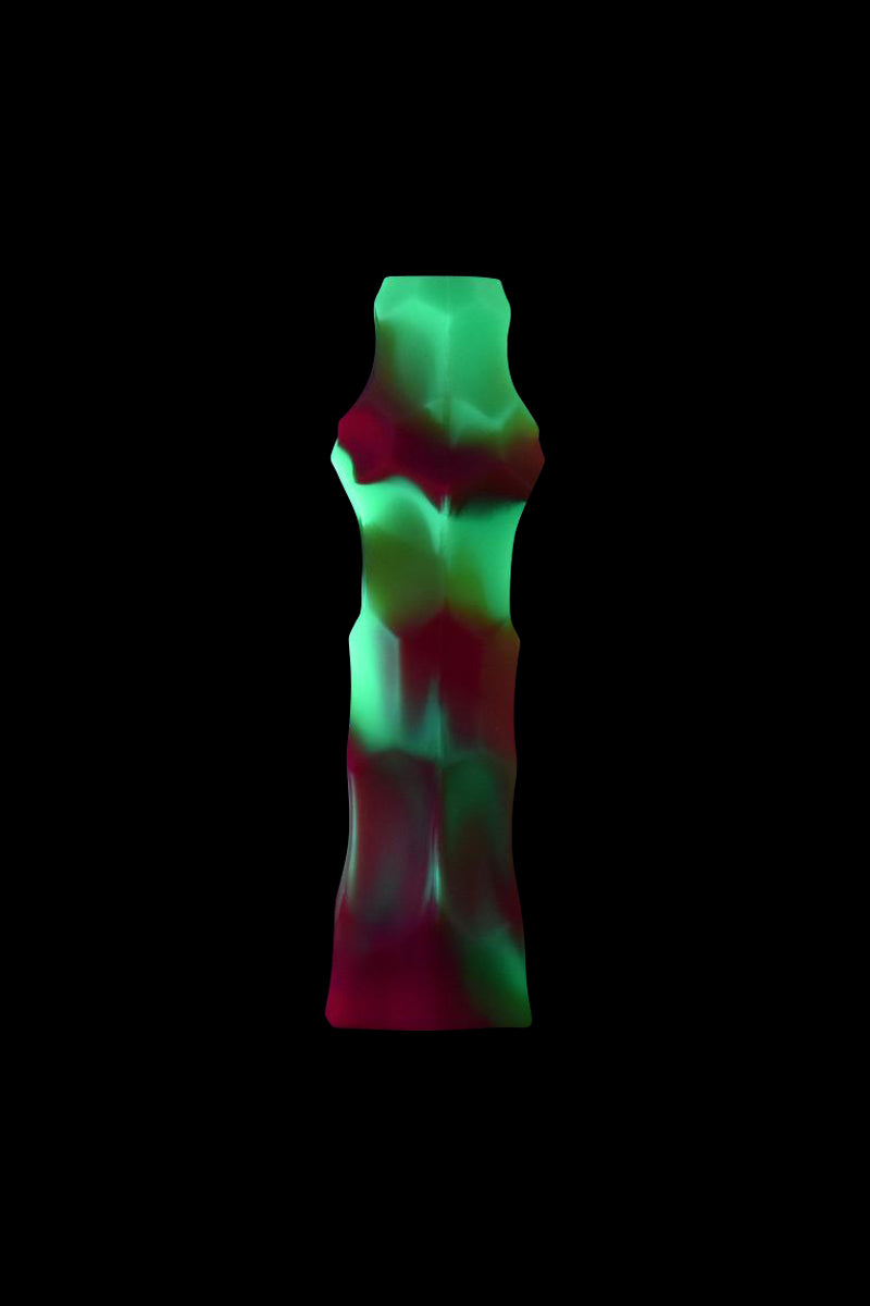 Stunning Geometric Silicone & Glass Taster Pipe - Your Ultimate Smoking Companion!