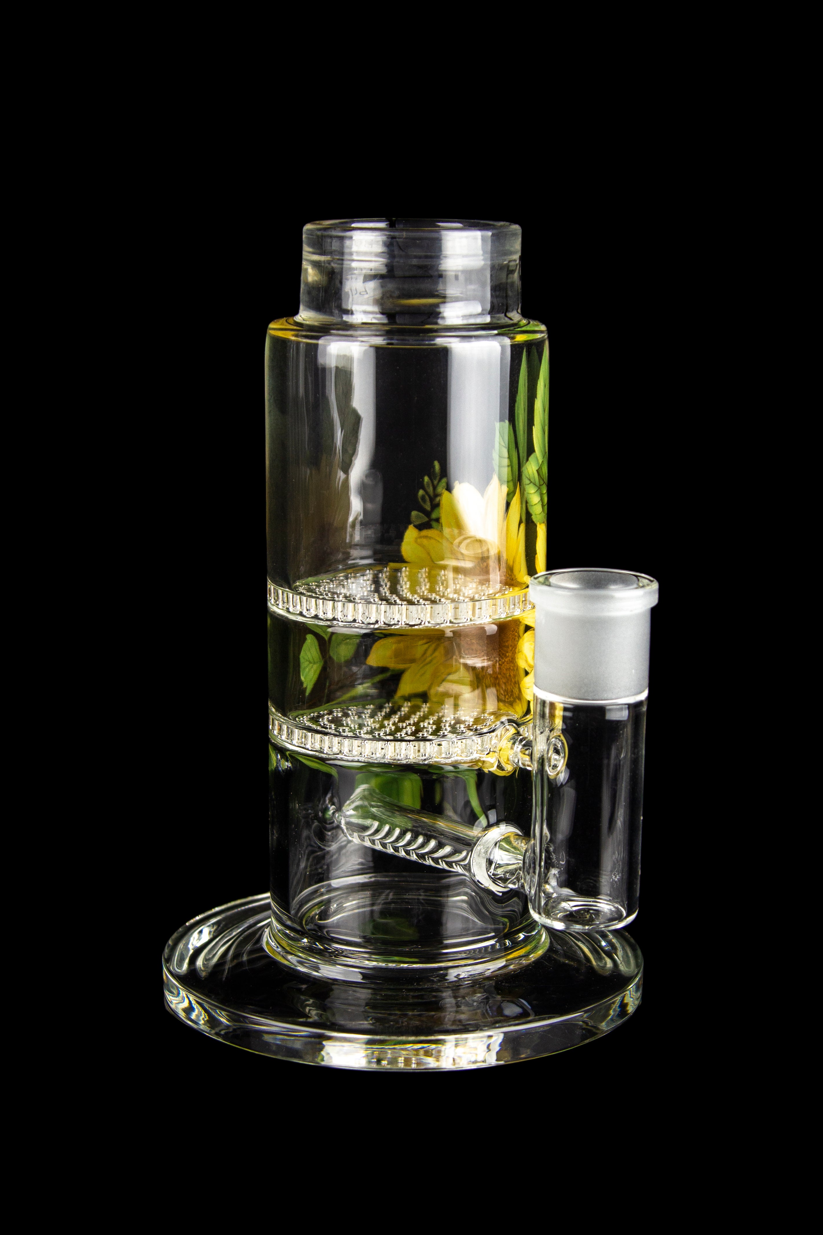 Prism's Stunning Sunflower Big Honeycomb Modular Bong