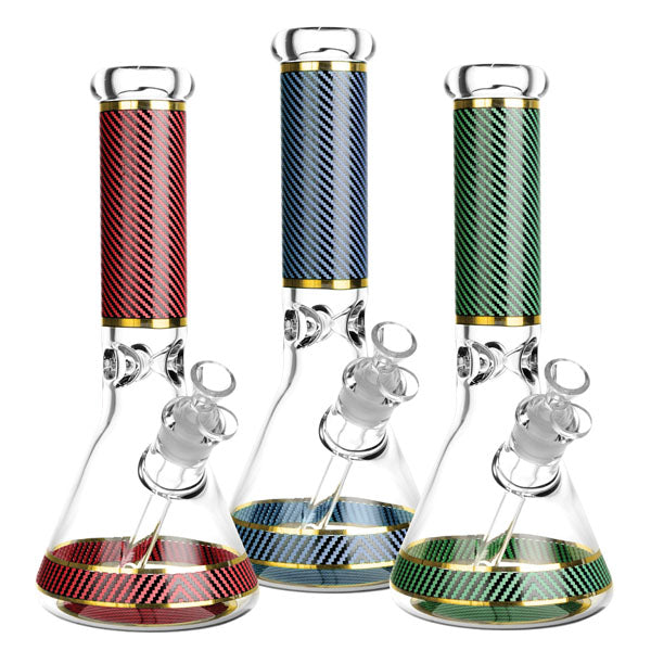 Stunning Pattern Beaker Water Bong - Huffy