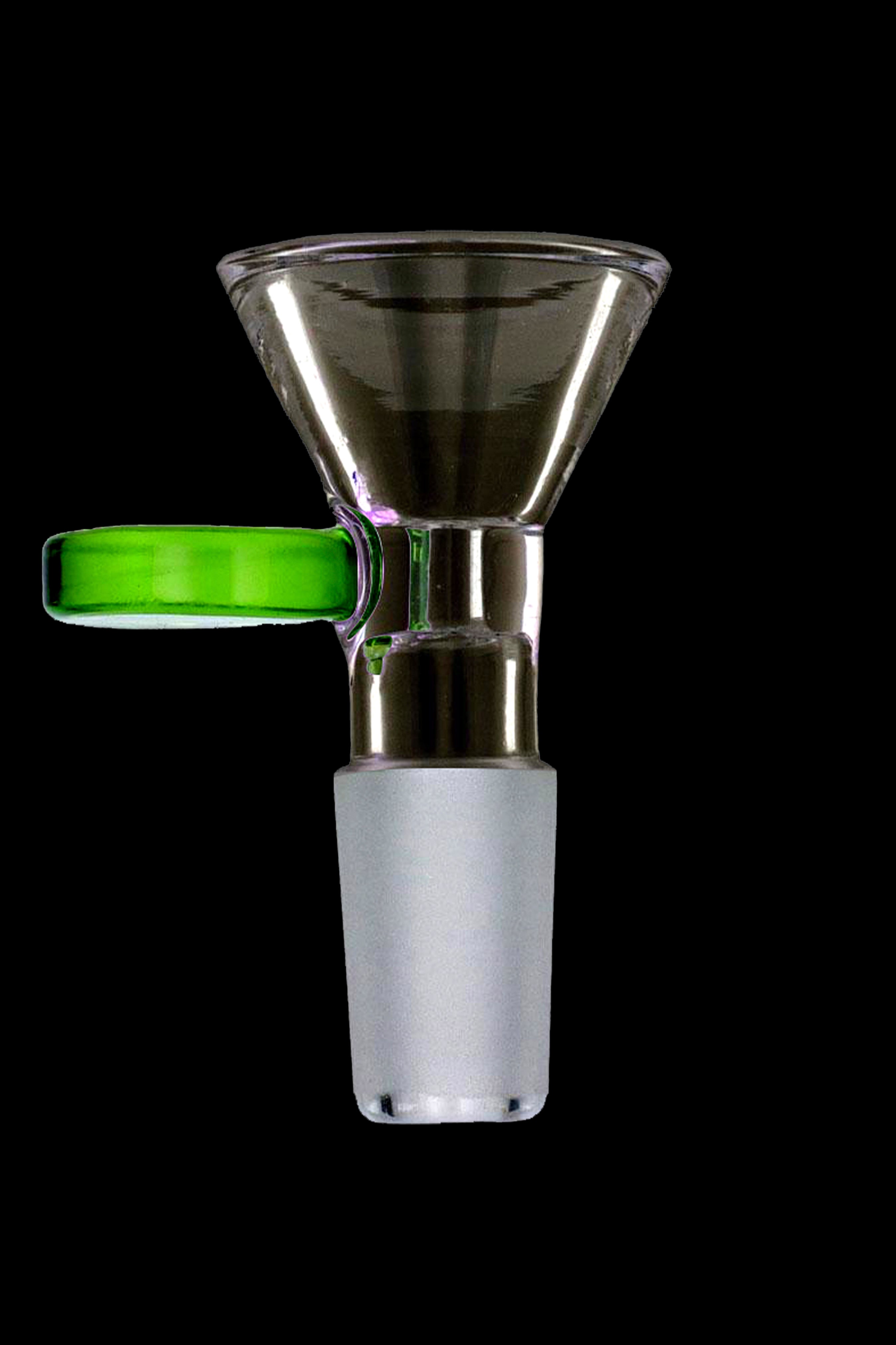 Famous Brandz Stylish Glass Bowl with Colored Handle