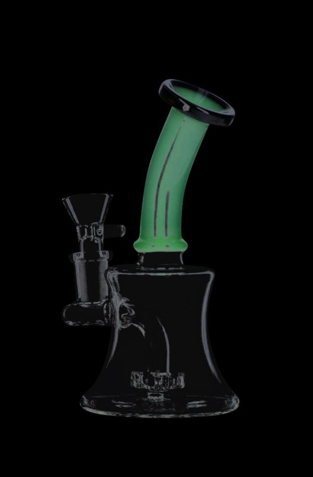 Stunning Beaker Base Bubbler with Fixed Showerhead Diffuser
