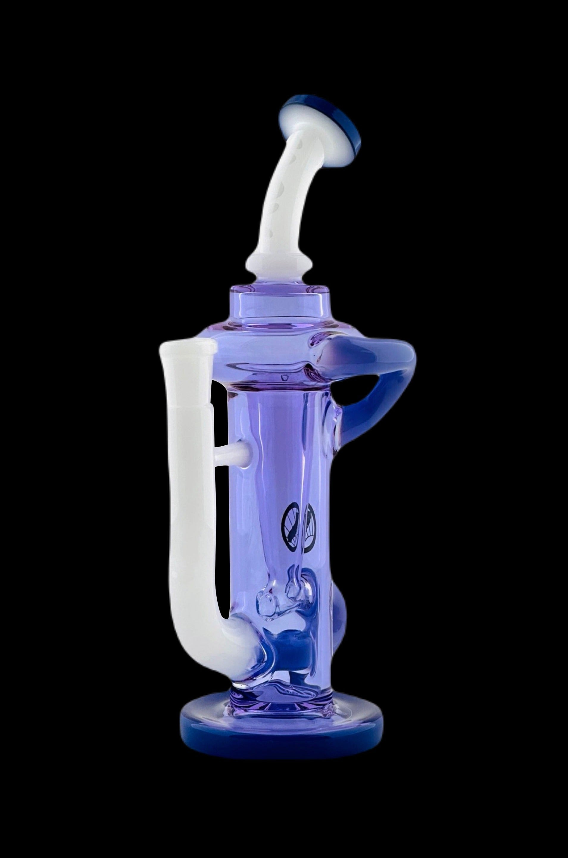 MAV Glass Trestle Color Combo Recycler: A Cool Dab Rig