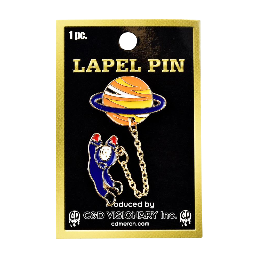 Out-of-this-World Alien Planet Astronaut Explorer Lapel Pin